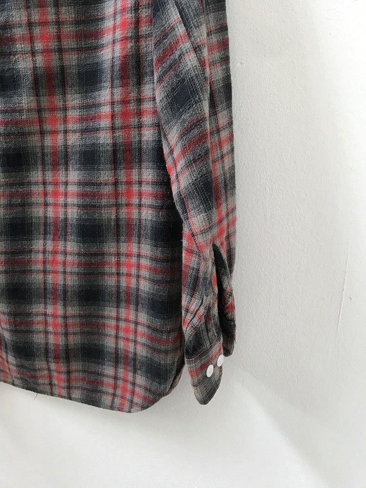 Beams Plus × Flannel Vintage Beams Japan Plaid Check Double Pocket Flannel Shirt Size US M / EU 48-50 / 2 - 6 Thumbnail