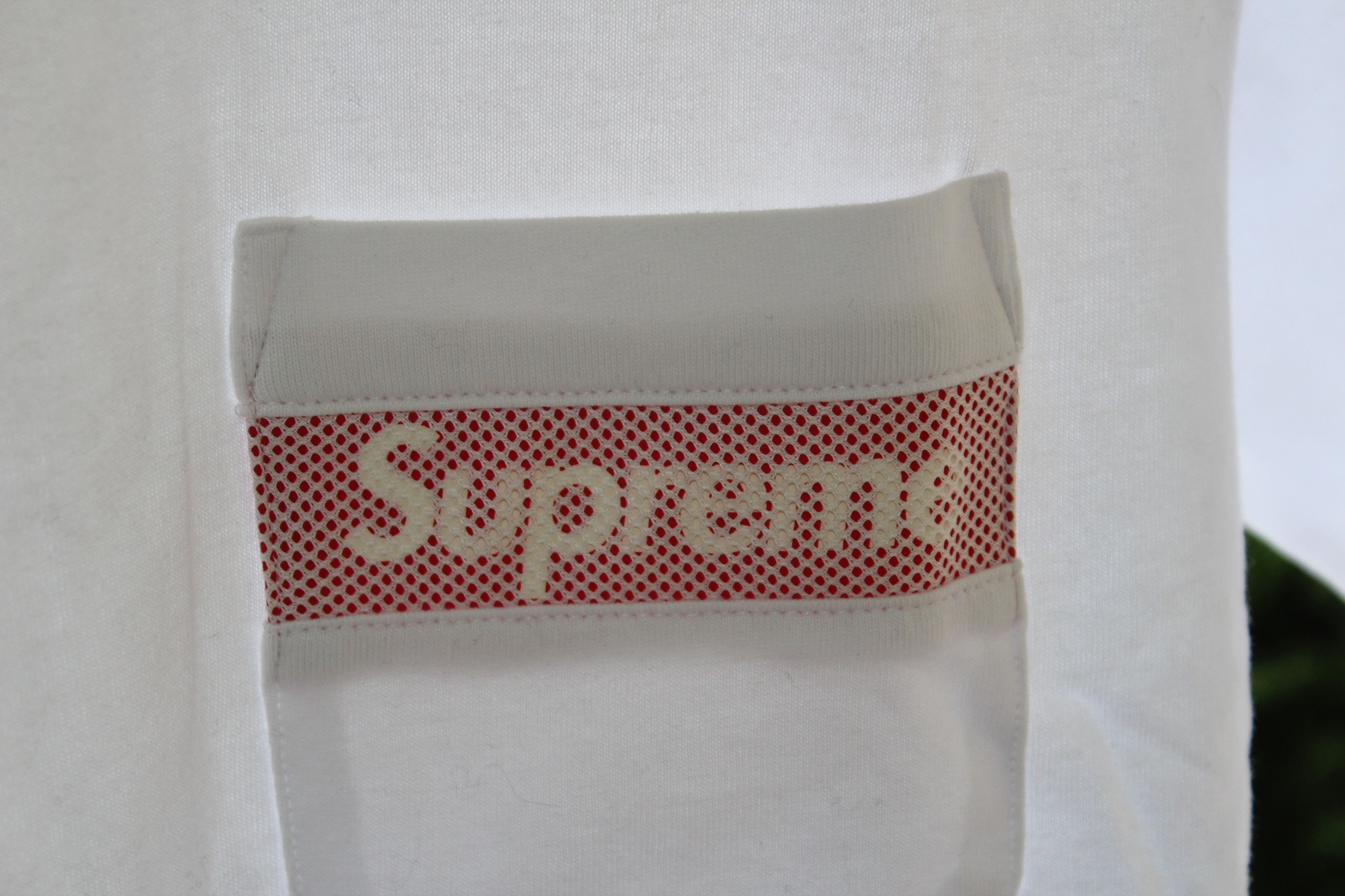 Supreme mesh stripe pocket online