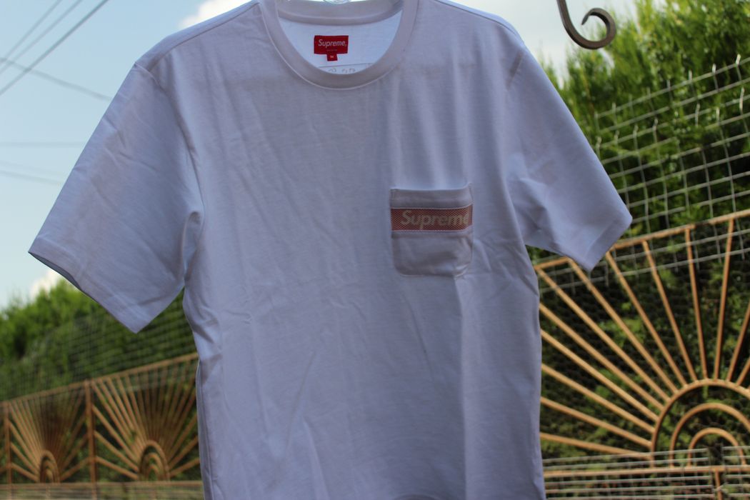 Supreme Supreme Mesh Stripe Pocket Tee | Grailed