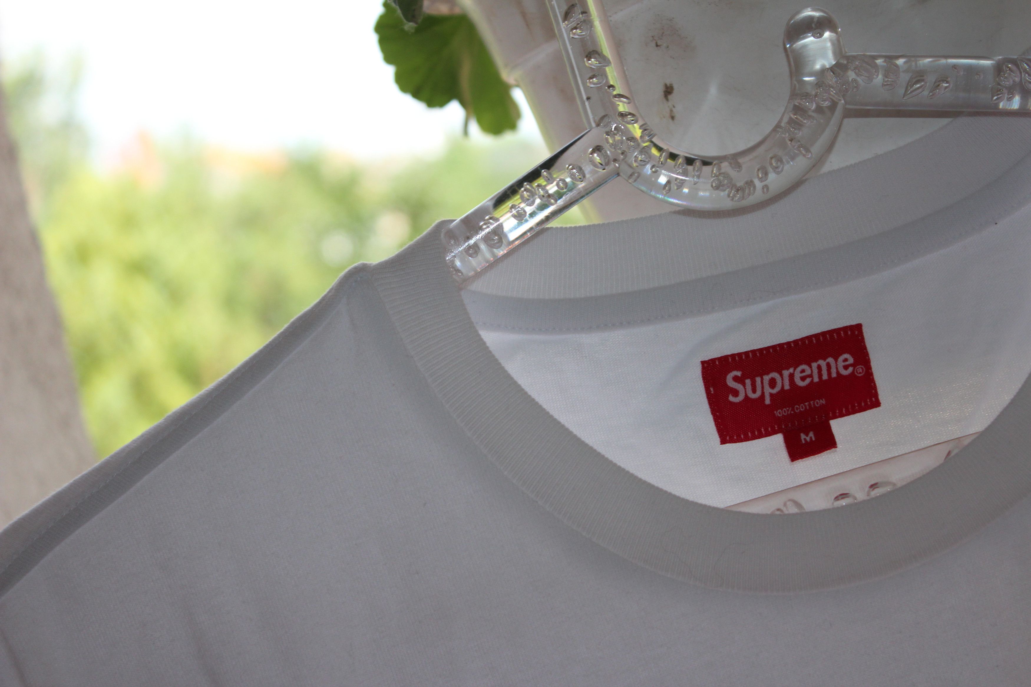 Supreme SS19 Supreme Mesh Stripe Pocket Tee Size US M / EU 48-50 / 2 - 3 Thumbnail