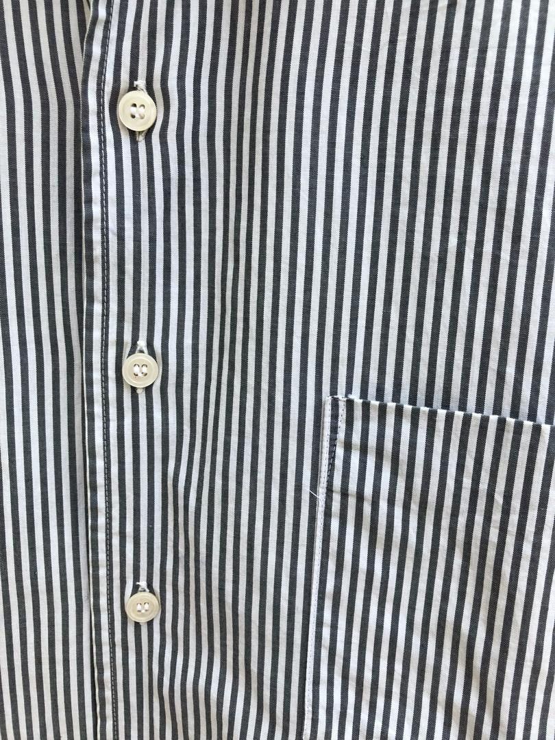 GOODENOUGH × Hiroshi Fujiwara × Vintage Vintage 90s 1998 GOODENOUGH Striped Oversized Shirt Size US L / EU 52-54 / 3 - 8 Thumbnail