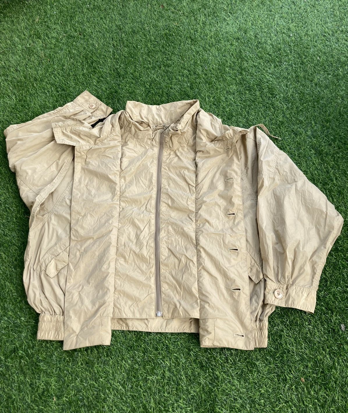 Issey Miyake ⭐️BIDDING OFFER⭐️ ISSEY MIYAKE NE-NET BOMBER JACKET Size US M / EU 48-50 / 2 - 4 Thumbnail