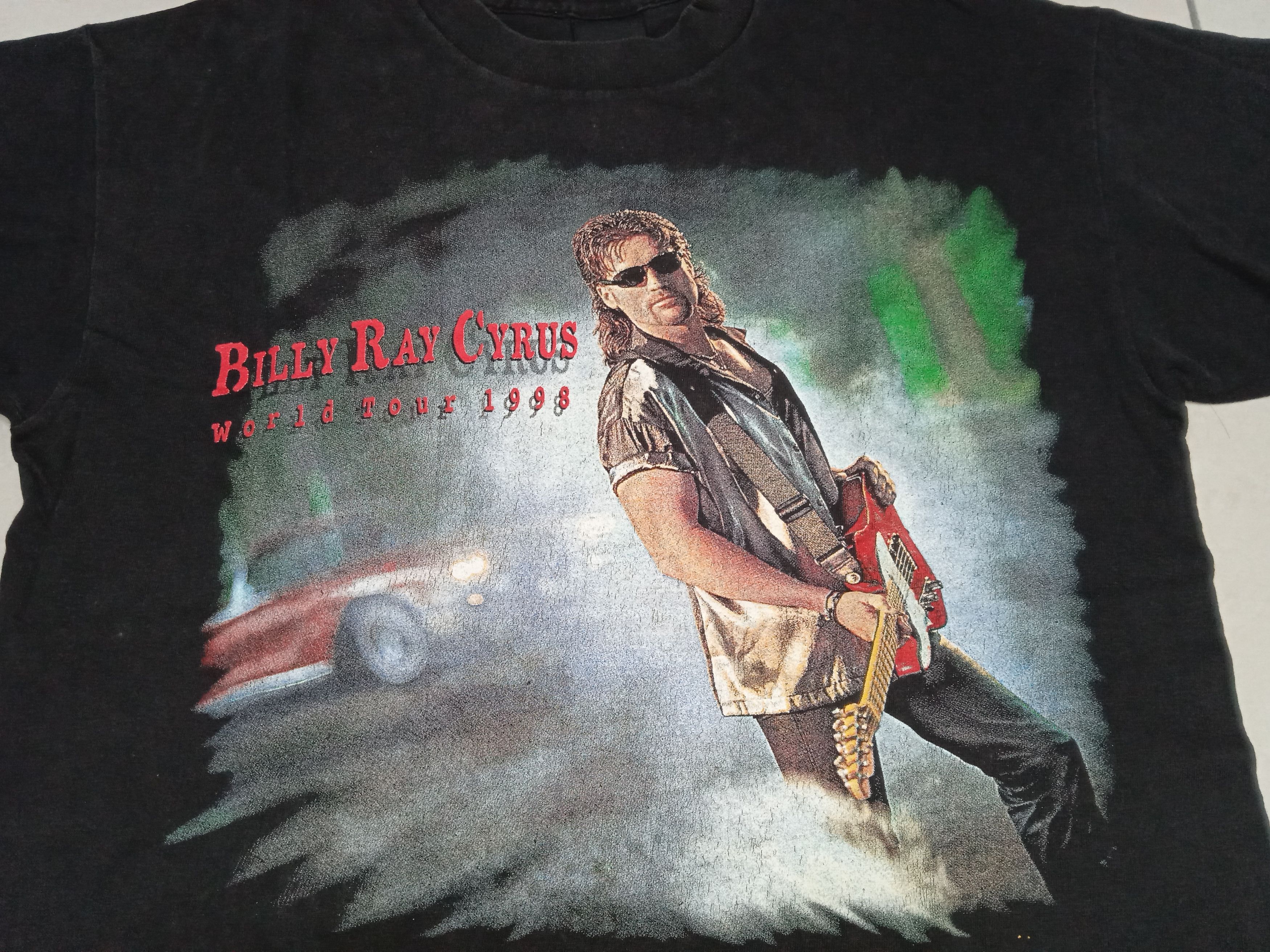 Other Vintage 90s Billy Ray Cyrus T-Shirt Size US M / EU 48-50 / 2 - 4 Thumbnail