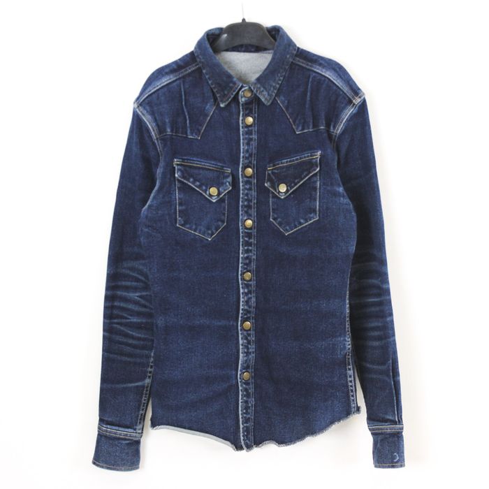 Cheap Monday Jean Denim Jacket Coat Trucker Snap Up Western Top ...