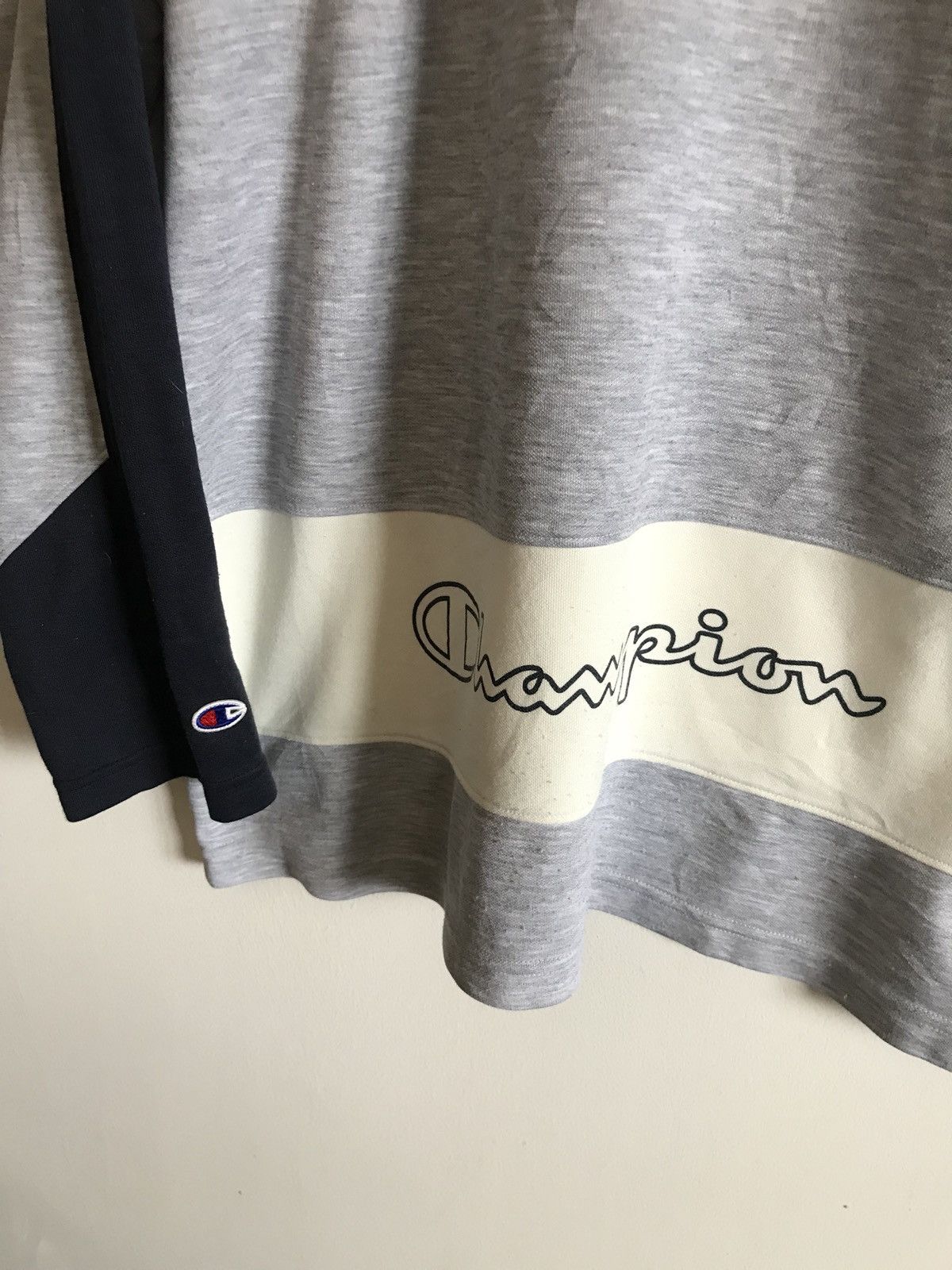 Champion Champion Sweatshirt Colour Block Big Logo Size US M / EU 48-50 / 2 - 3 Thumbnail