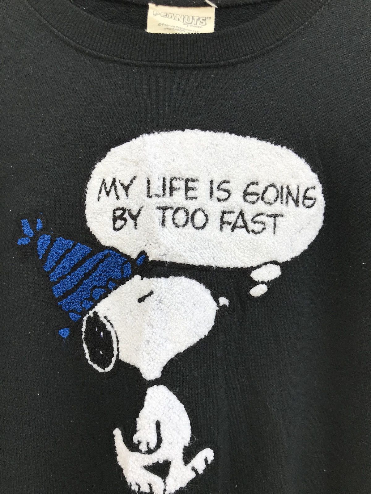 Peanuts Vintage Snoopy Peanuts Black Front Big Logo Size US S / EU 44-46 / 1 - 3 Thumbnail