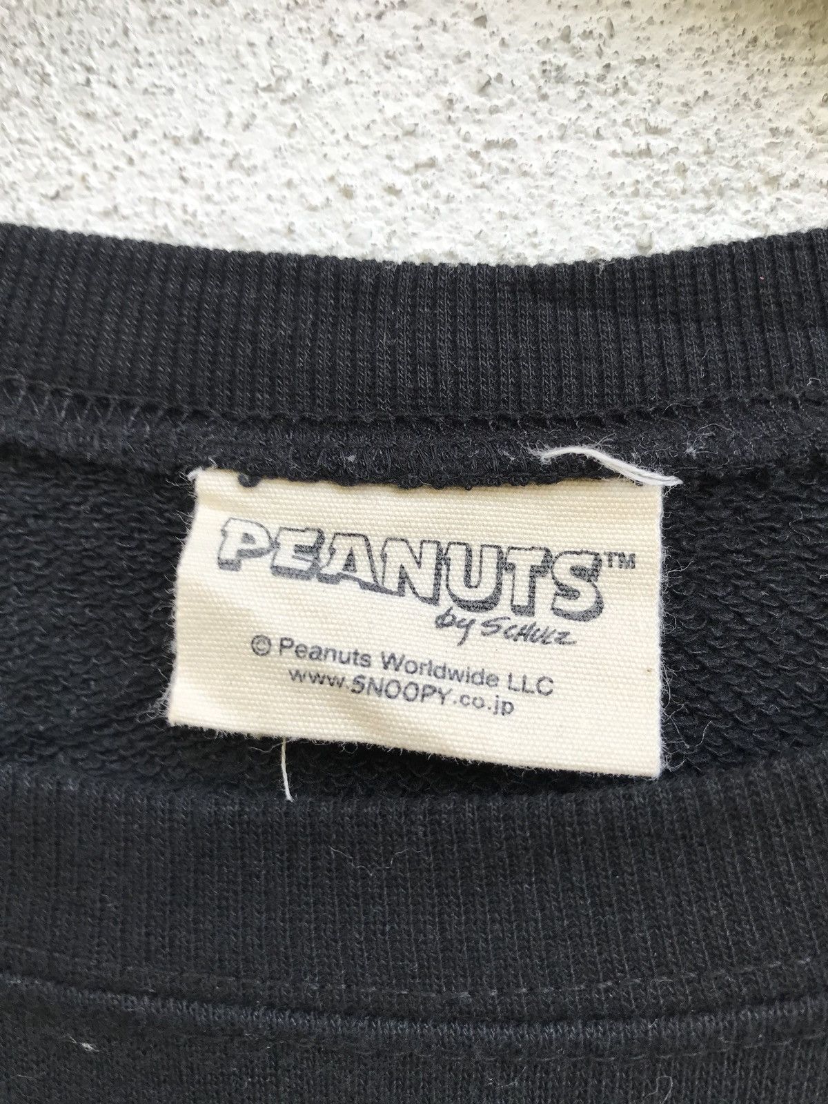 Peanuts Vintage Snoopy Peanuts Black Front Big Logo Size US S / EU 44-46 / 1 - 4 Thumbnail
