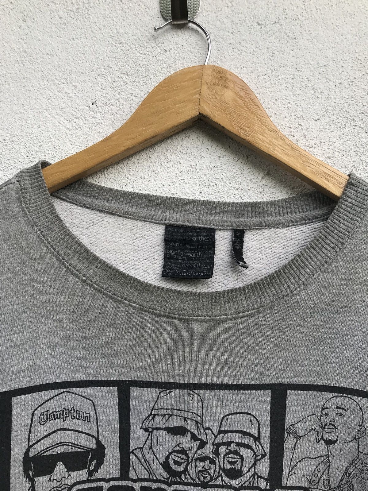 Cartoon Network × Japanese Brand GTA Syle Gangsta Rappers Rest Mobb City Crewneck Sweatshirt Size US L / EU 52-54 / 3 - 7 Thumbnail