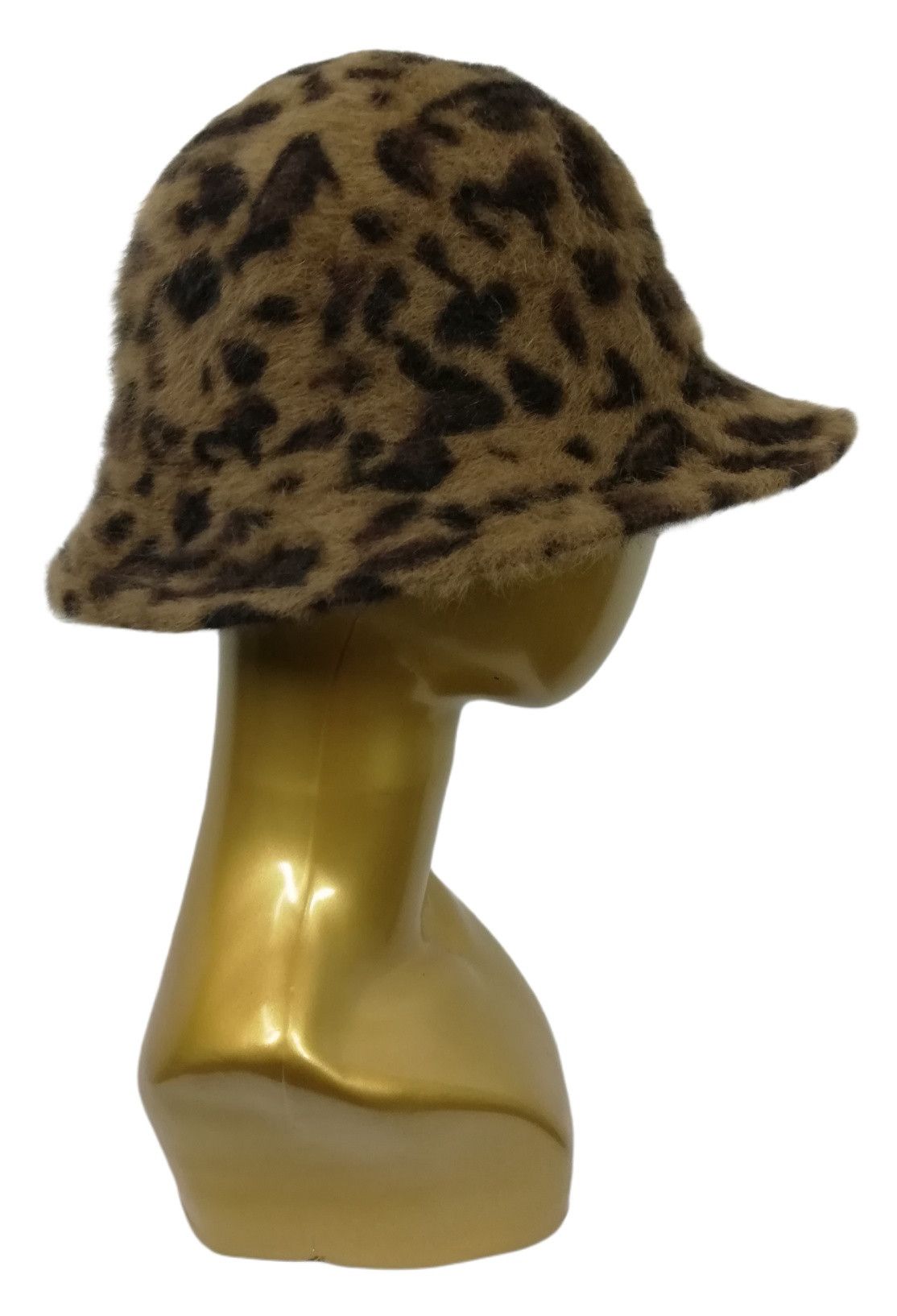 Designer × Japanese Brand 🔥DOPE Iconic Accessory Pageboy Faux Fur Leopard Bucket Hat Size ONE SIZE - 6 Thumbnail
