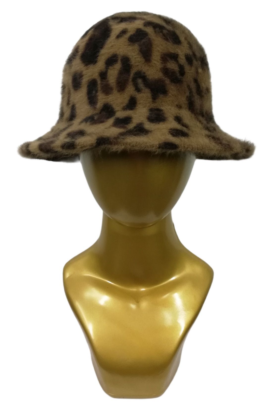 Designer × Japanese Brand 🔥DOPE Iconic Accessory Pageboy Faux Fur Leopard Bucket Hat Size ONE SIZE - 8 Thumbnail
