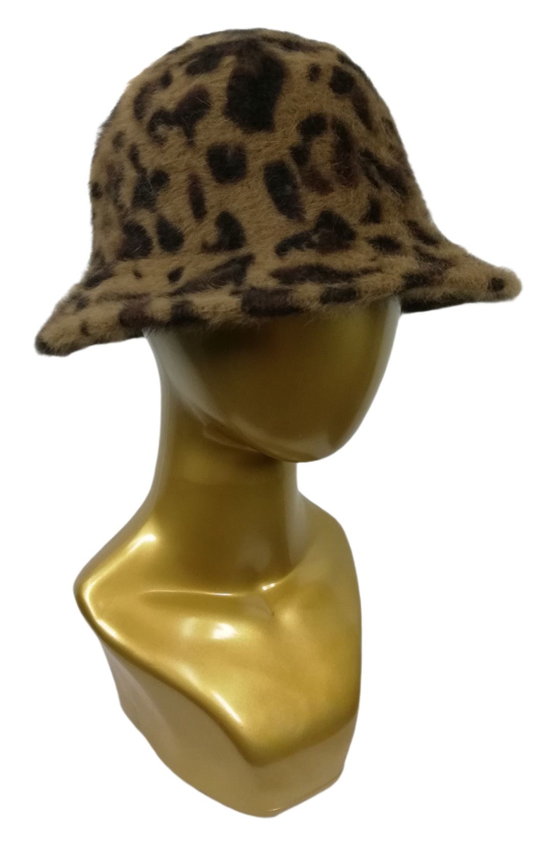 Designer × Japanese Brand 🔥DOPE Iconic Accessory Pageboy Faux Fur Leopard Bucket Hat Size ONE SIZE - 7 Thumbnail
