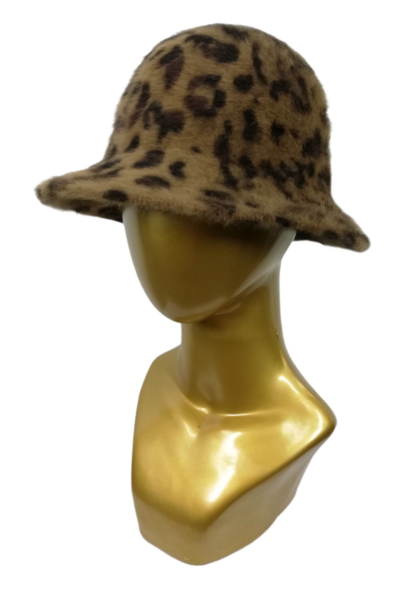 Designer × Japanese Brand 🔥DOPE Iconic Accessory Pageboy Faux Fur Leopard Bucket Hat Size ONE SIZE - 1 Thumbnail