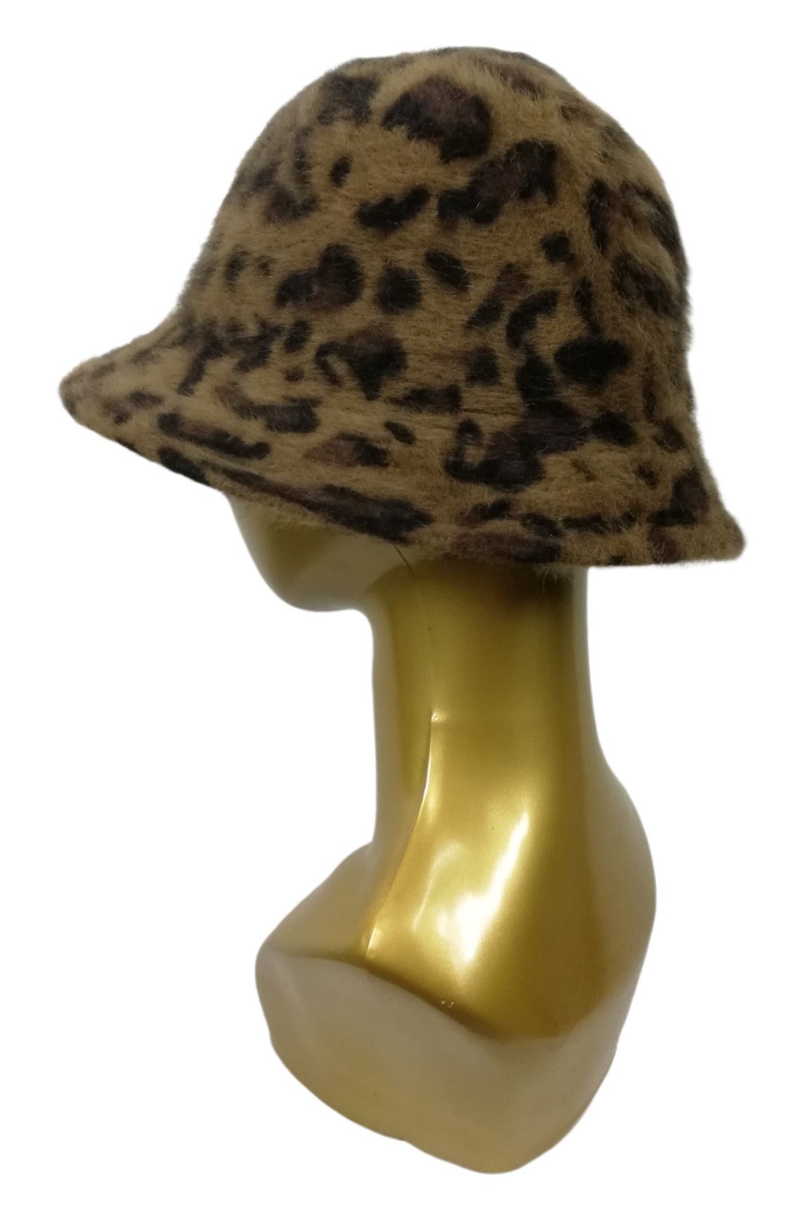 Designer × Japanese Brand 🔥DOPE Iconic Accessory Pageboy Faux Fur Leopard Bucket Hat Size ONE SIZE - 3 Thumbnail