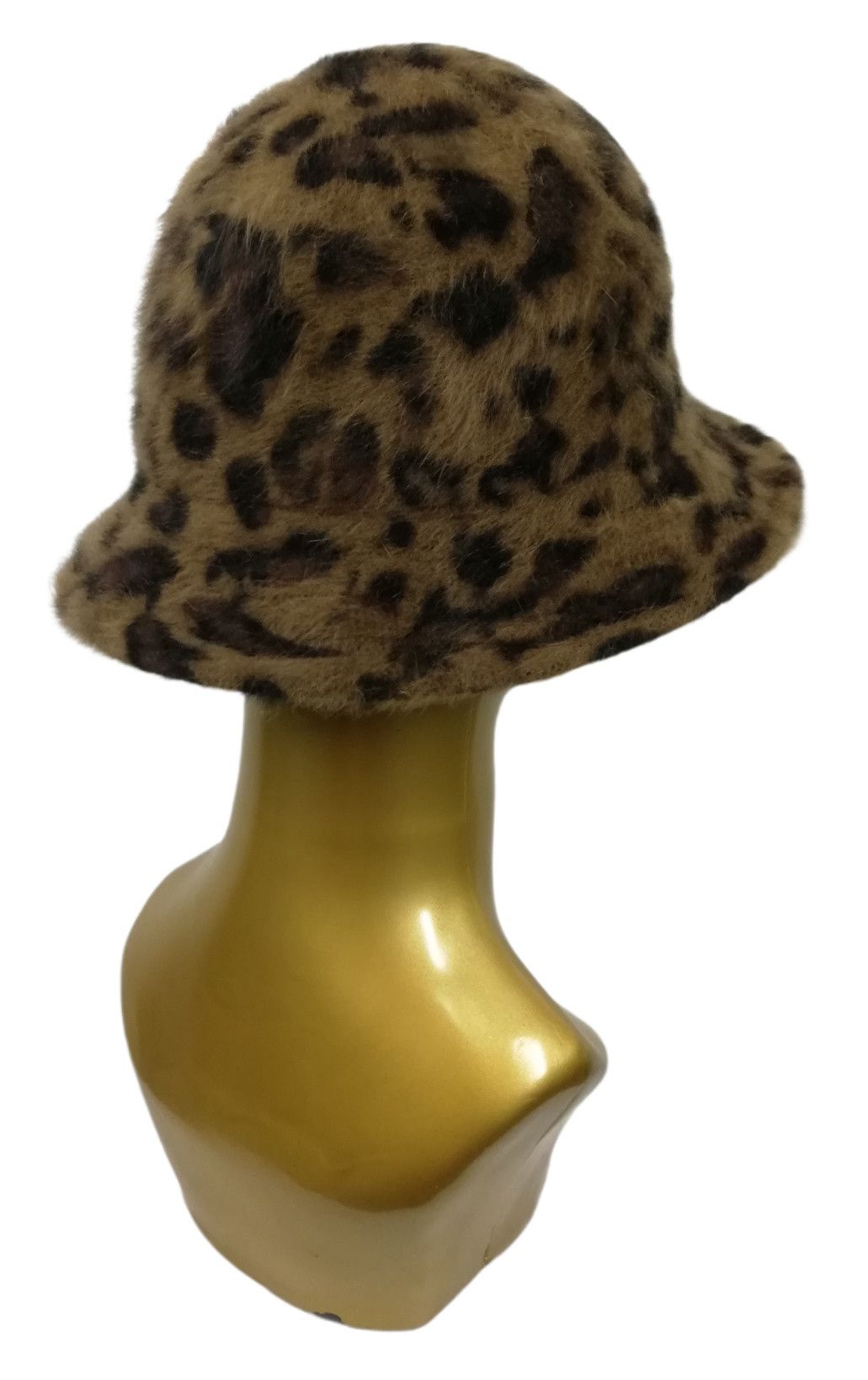Designer × Japanese Brand 🔥DOPE Iconic Accessory Pageboy Faux Fur Leopard Bucket Hat Size ONE SIZE - 5 Thumbnail