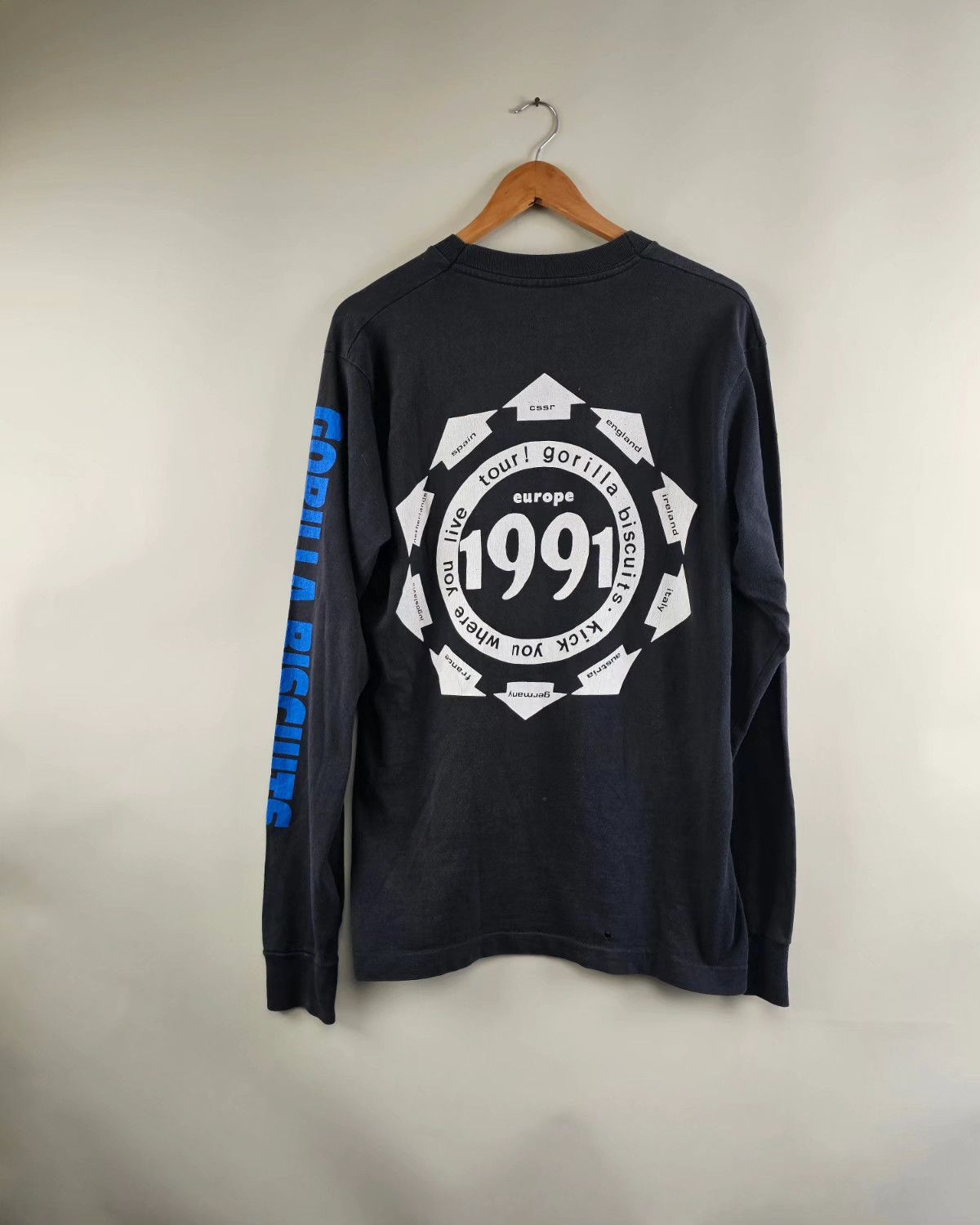 Band Tees × Vintage 1991 Gorilla Biscuits Long Sleeve NYHC Hardcore 90s Madball Size US L / EU 52-54 / 3 - 3 Thumbnail