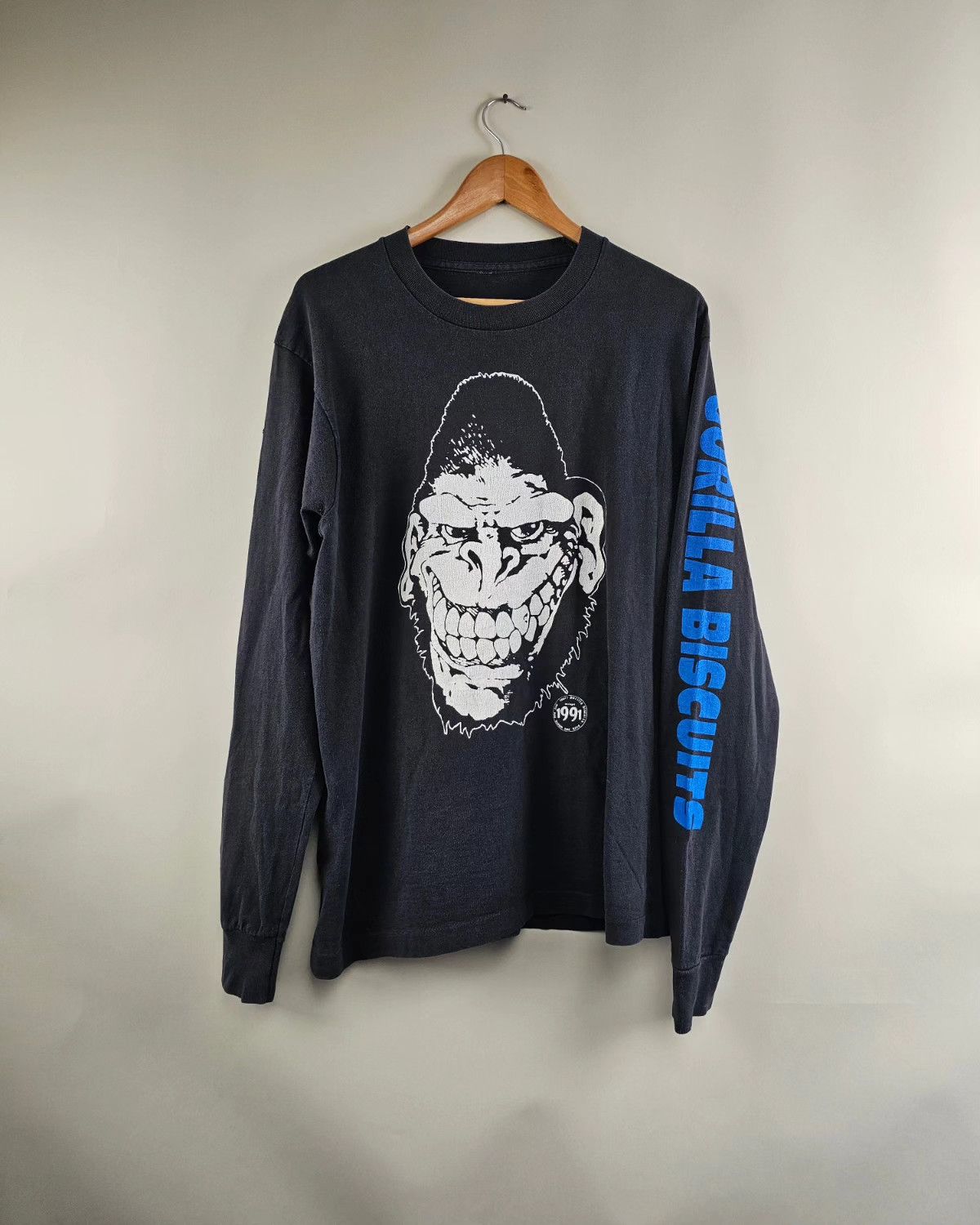 Band Tees × Vintage 1991 Gorilla Biscuits Long Sleeve NYHC Hardcore 90s Madball Size US L / EU 52-54 / 3 - 11 Thumbnail