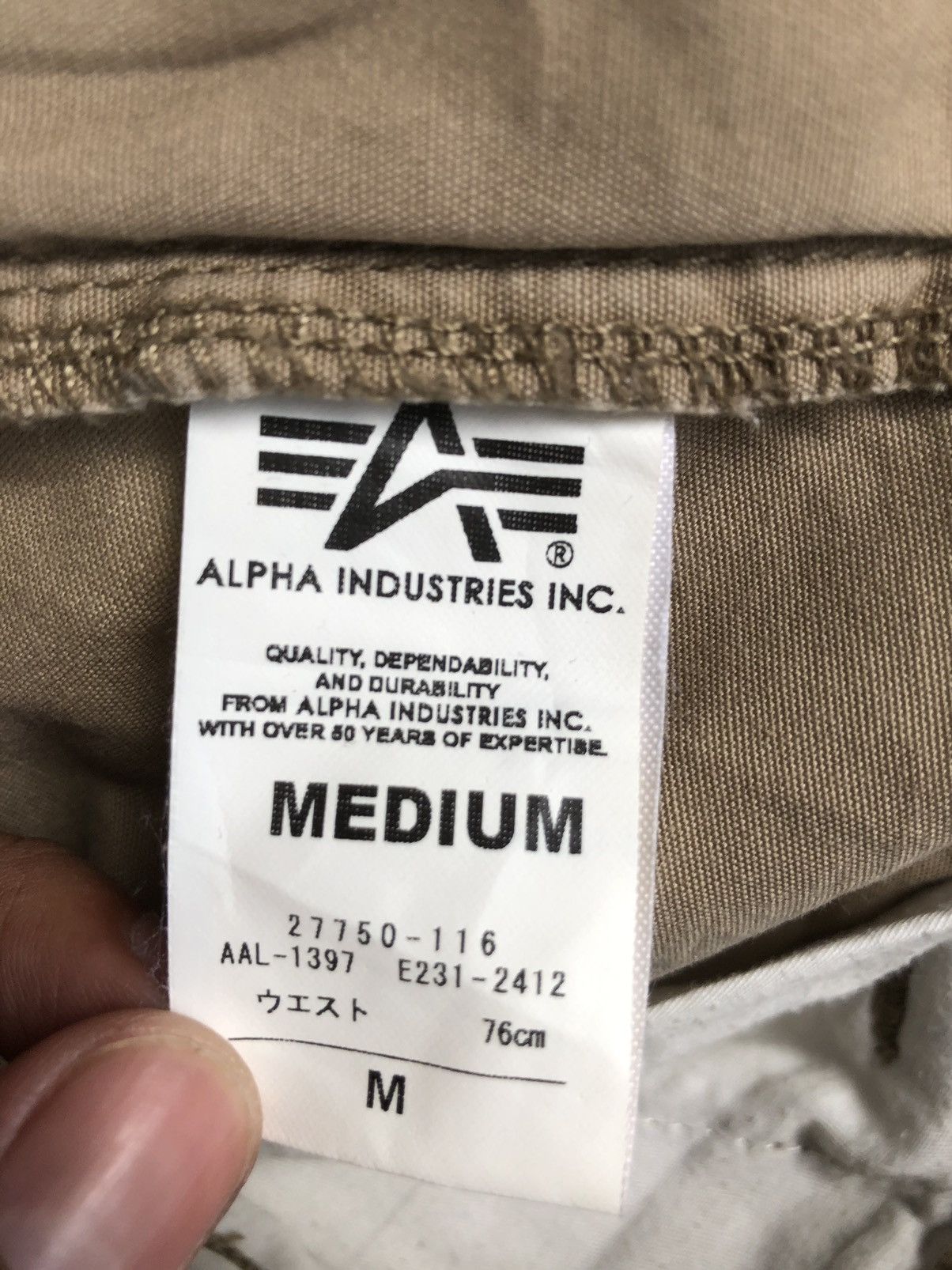 Alpha Industries Japanese Alpha Industries Cargo Pants Tactical Multipocket Size US 33 - 15 Thumbnail
