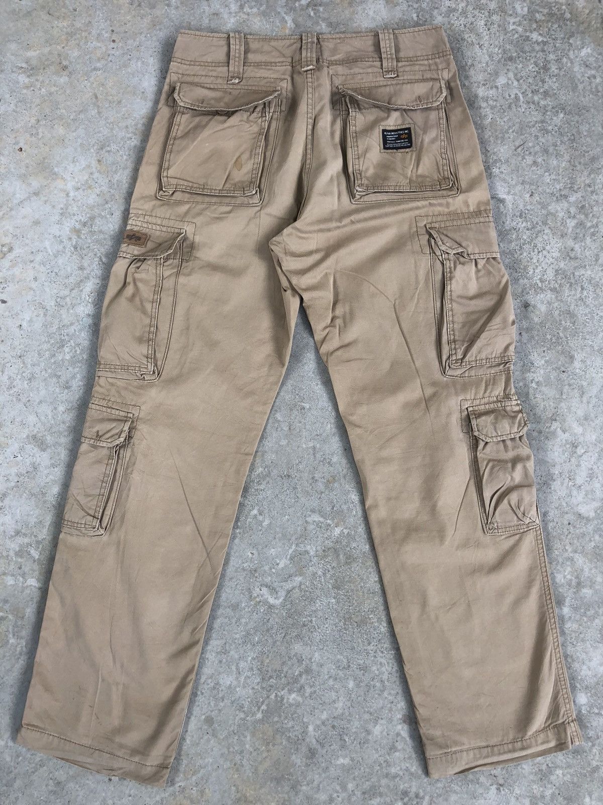 Alpha Industries Japanese Alpha Industries Cargo Pants Tactical Multipocket Size US 33 - 2 Thumbnail
