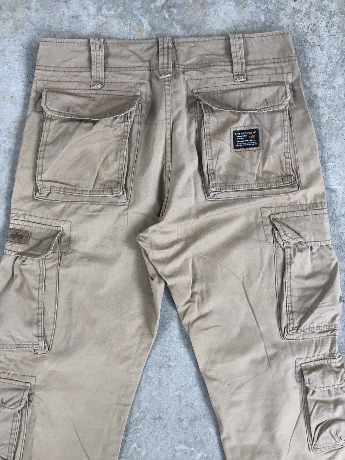 Alpha Industries Japanese Alpha Industries Cargo Pants Tactical Multipocket Size US 33 - 8 Thumbnail