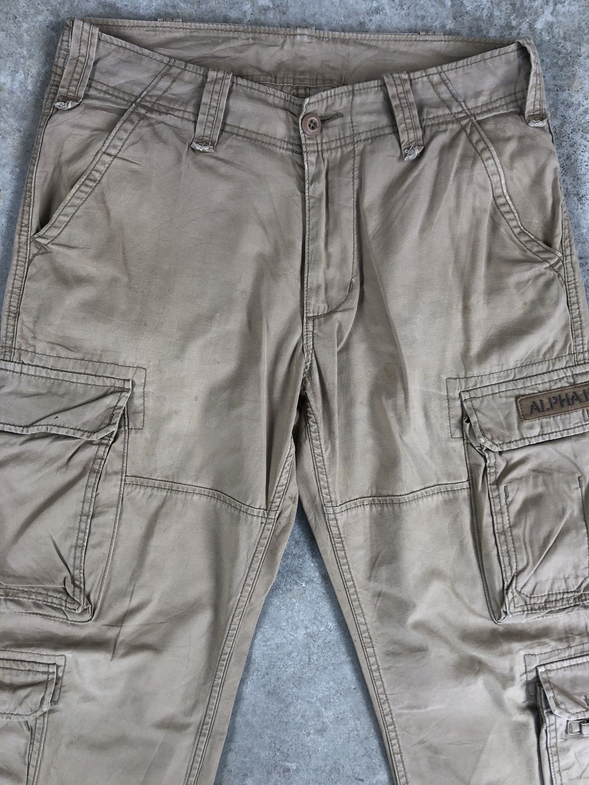 Alpha Industries Japanese Alpha Industries Cargo Pants Tactical Multipocket Size US 33 - 7 Thumbnail