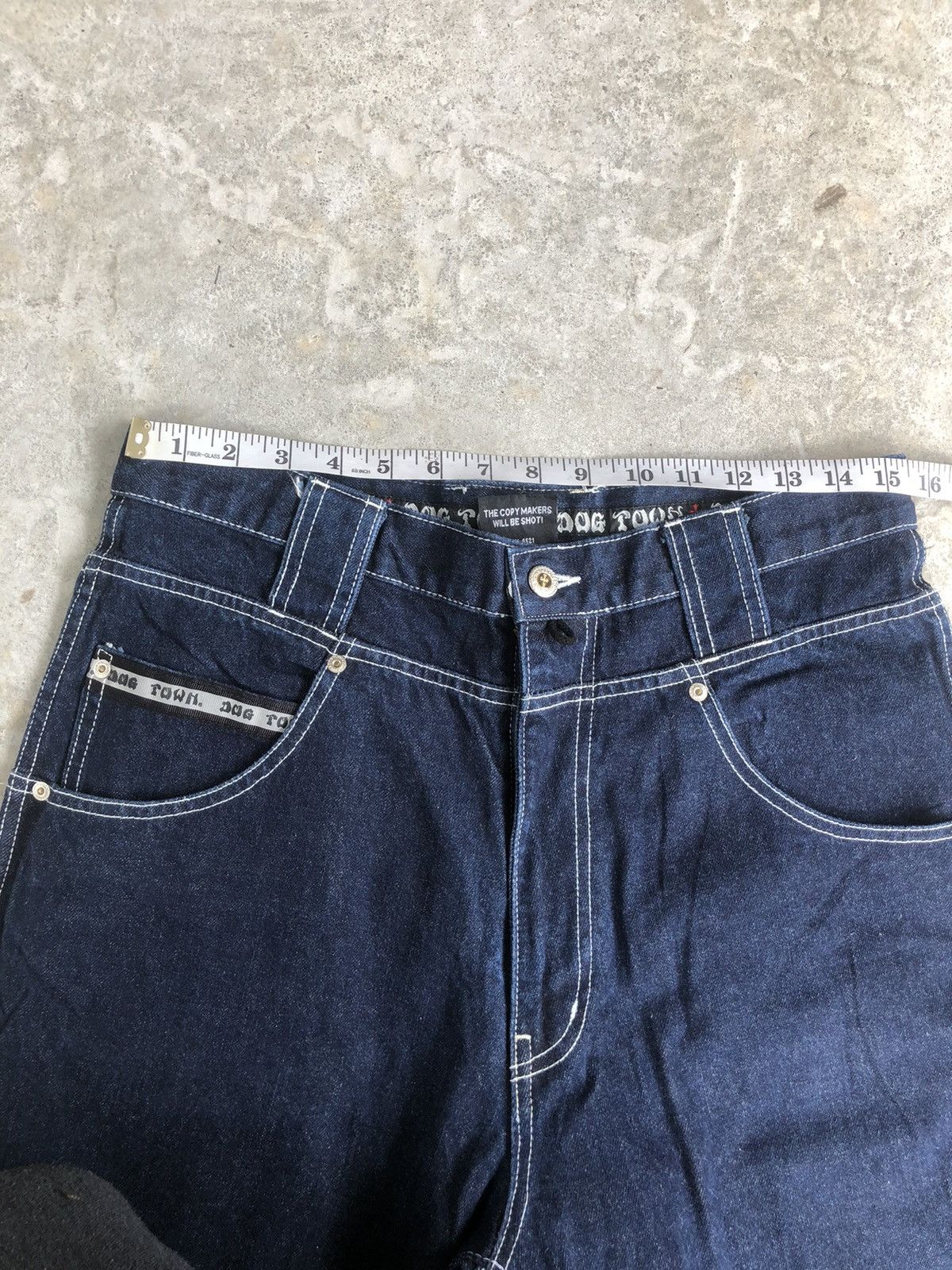 Dogtown Vintage 90s Dogtown Denim hip hop baggy jeans Size US 31 - 16 Thumbnail