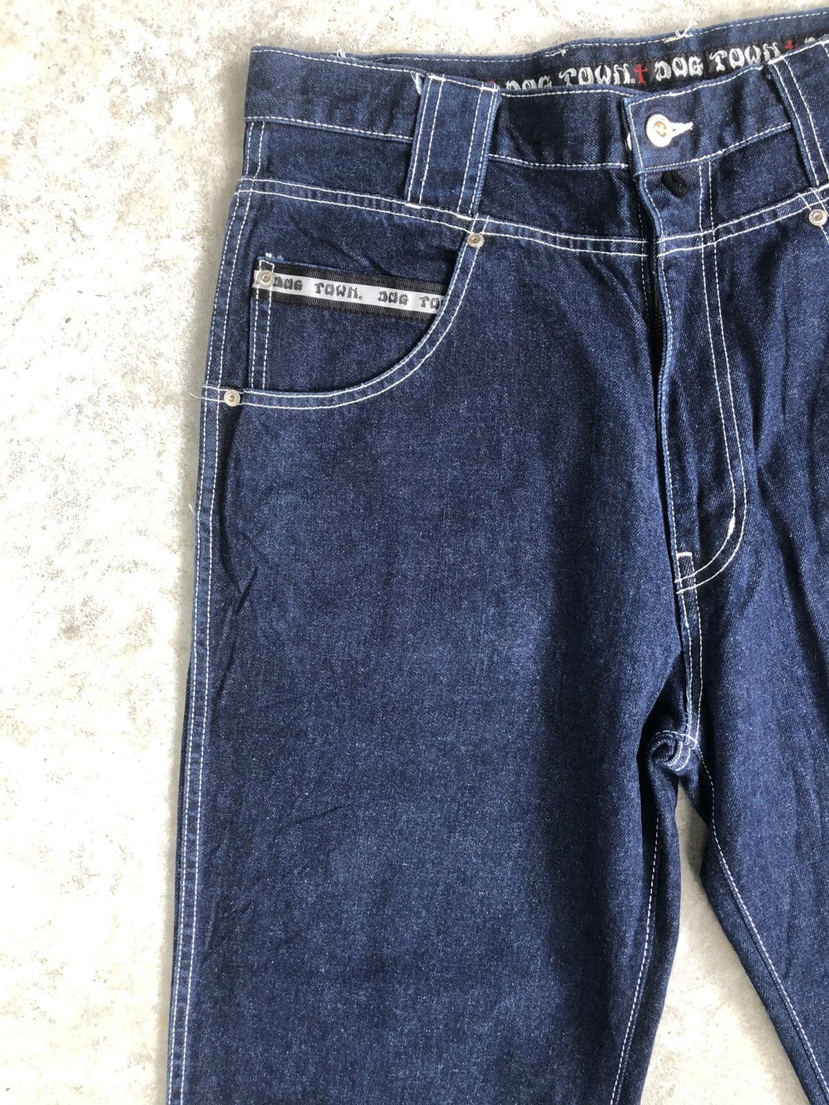 Dogtown Vintage 90s Dogtown Denim hip hop baggy jeans Size US 31 - 4 Thumbnail