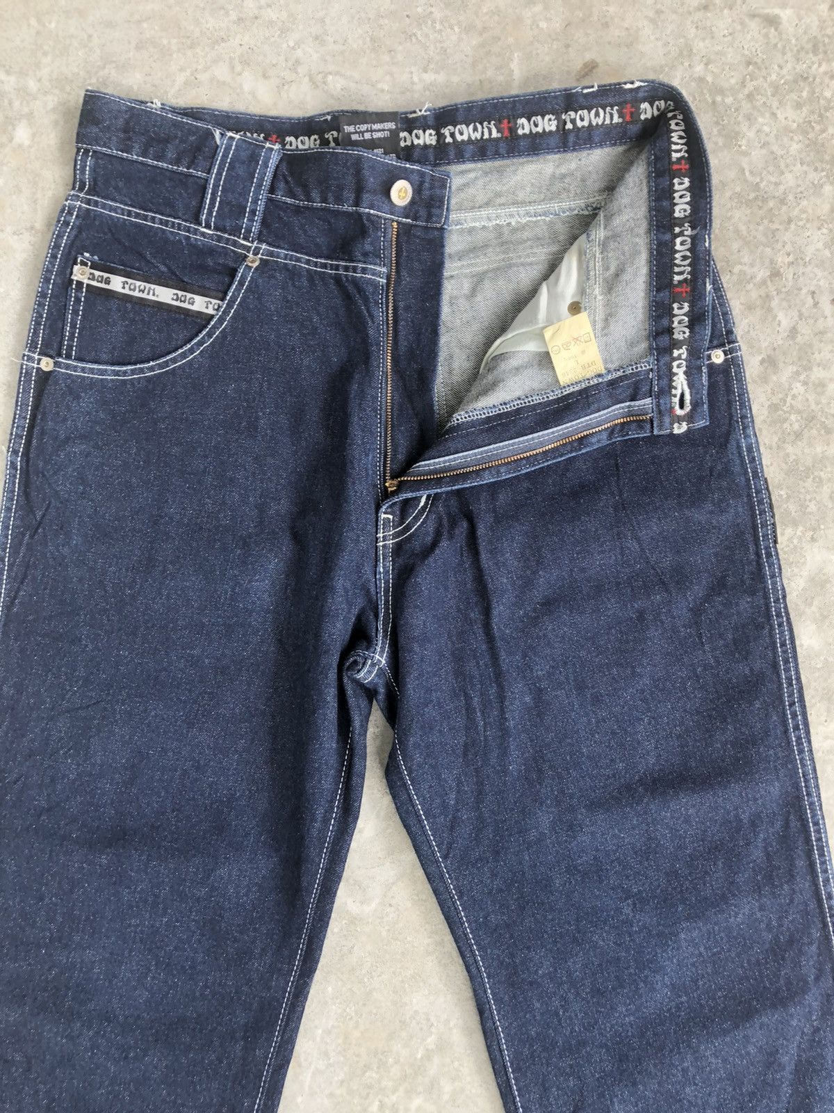 Dogtown Vintage 90s Dogtown Denim hip hop baggy jeans Size US 31 - 3 Thumbnail