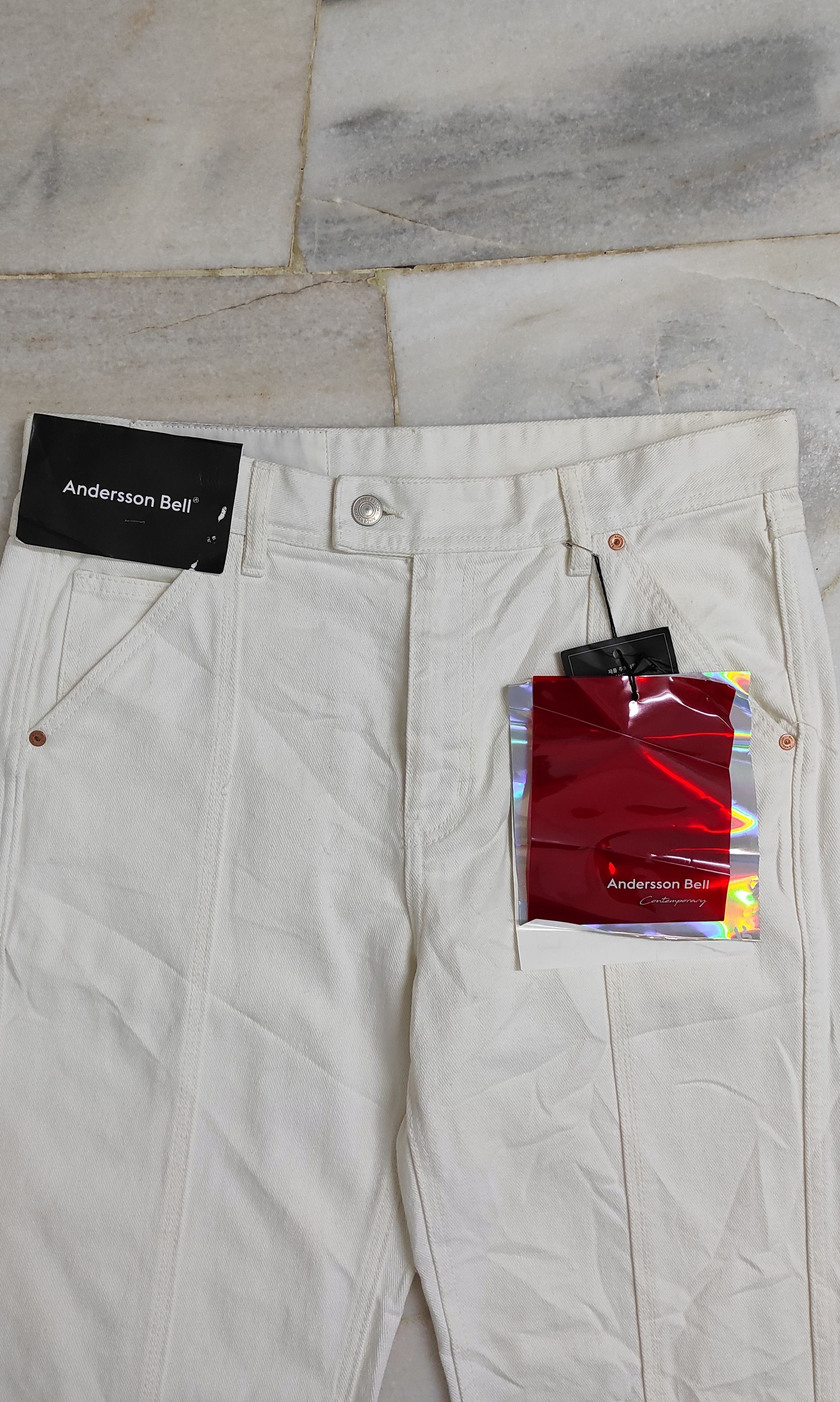 Andersson Bell Archive FW2020 vertical pannel straight leg jeans Size US 32 / EU 48 - 9 Thumbnail