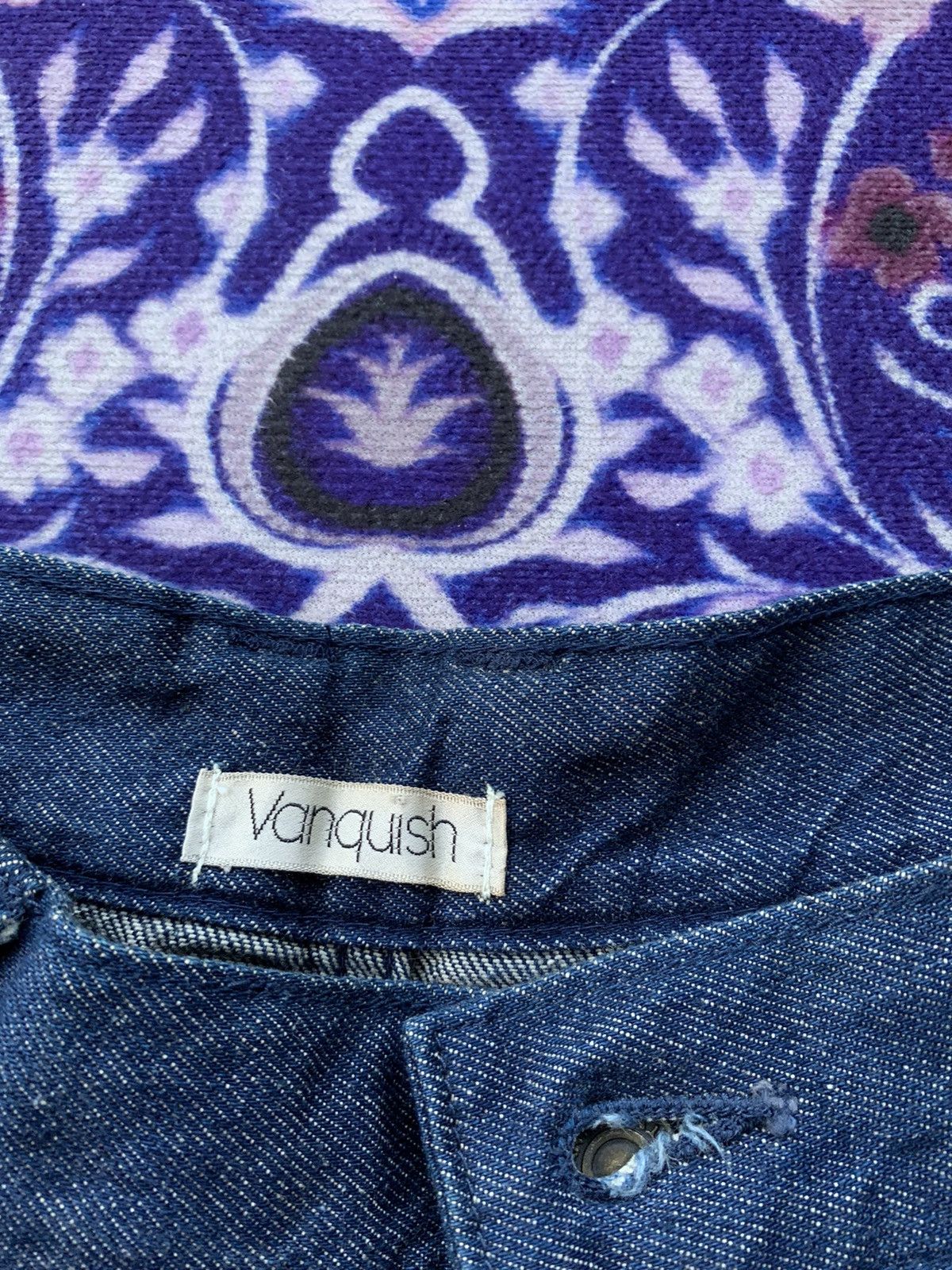 Japanese Brand Vintage Women Vanquish Japan Denim Size US 27 - 4 Thumbnail