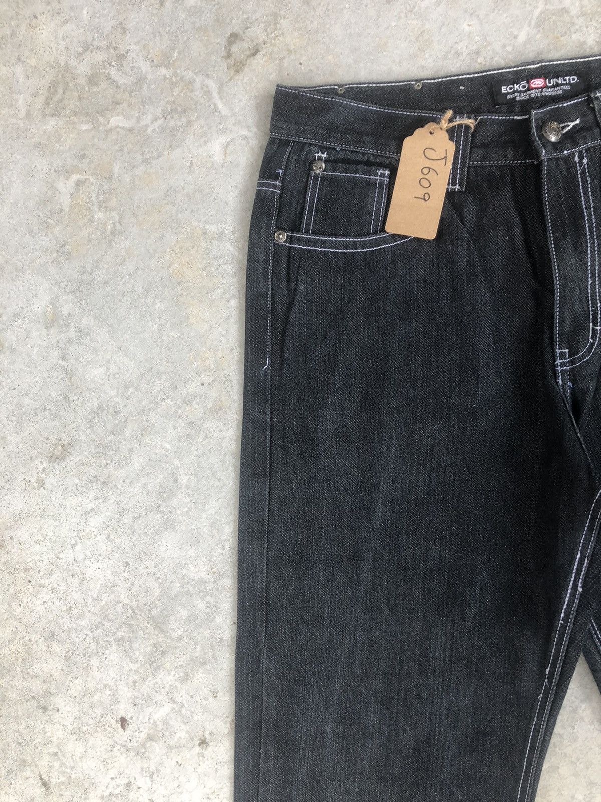 Ecko Unltd. Japanese Ecko Embroidered Jeans Size US 35 - 4 Thumbnail