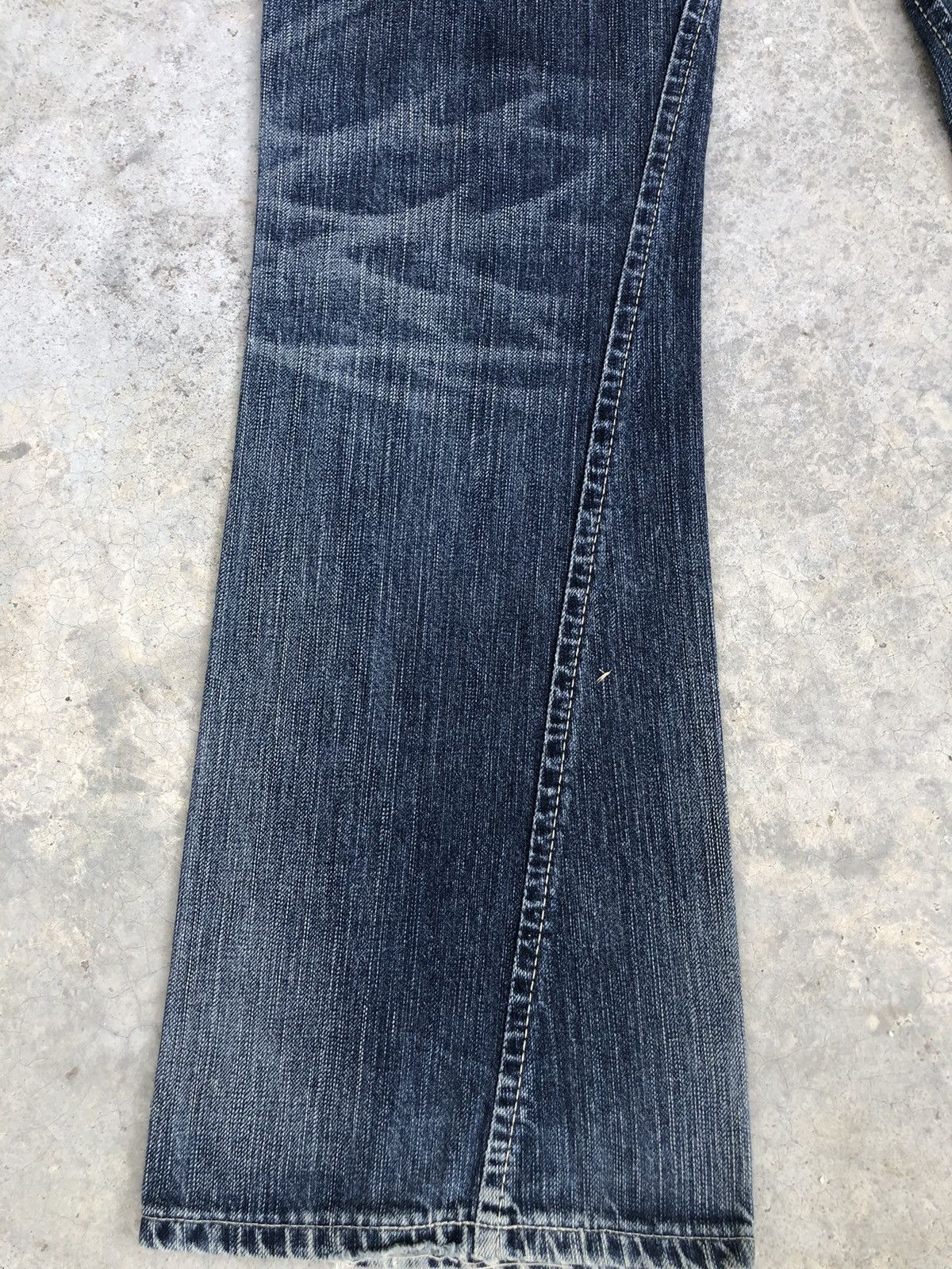 If Six Was Nine Japanese Edwin Blue Trip Flared Jeans Distressed Jeans Size US 32 / EU 48 - 13 Thumbnail