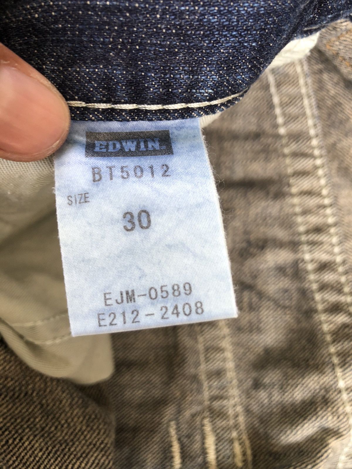 If Six Was Nine Japanese Edwin Blue Trip Flared Jeans Distressed Jeans Size US 32 / EU 48 - 17 Thumbnail