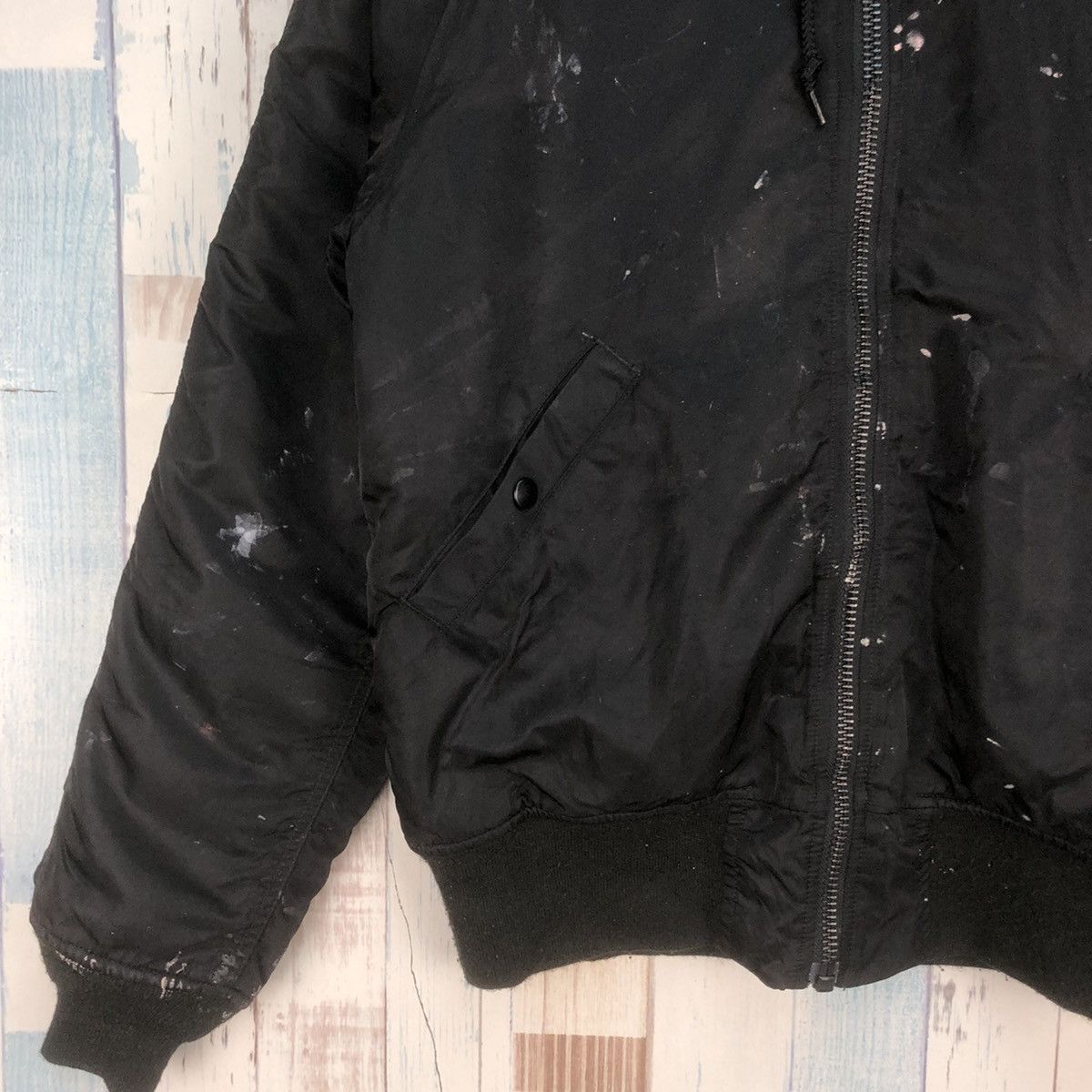 Alpha Industries Vintage Alpha Industries Bomber Jacket Rare Style Size US M / EU 48-50 / 2 - 6 Thumbnail