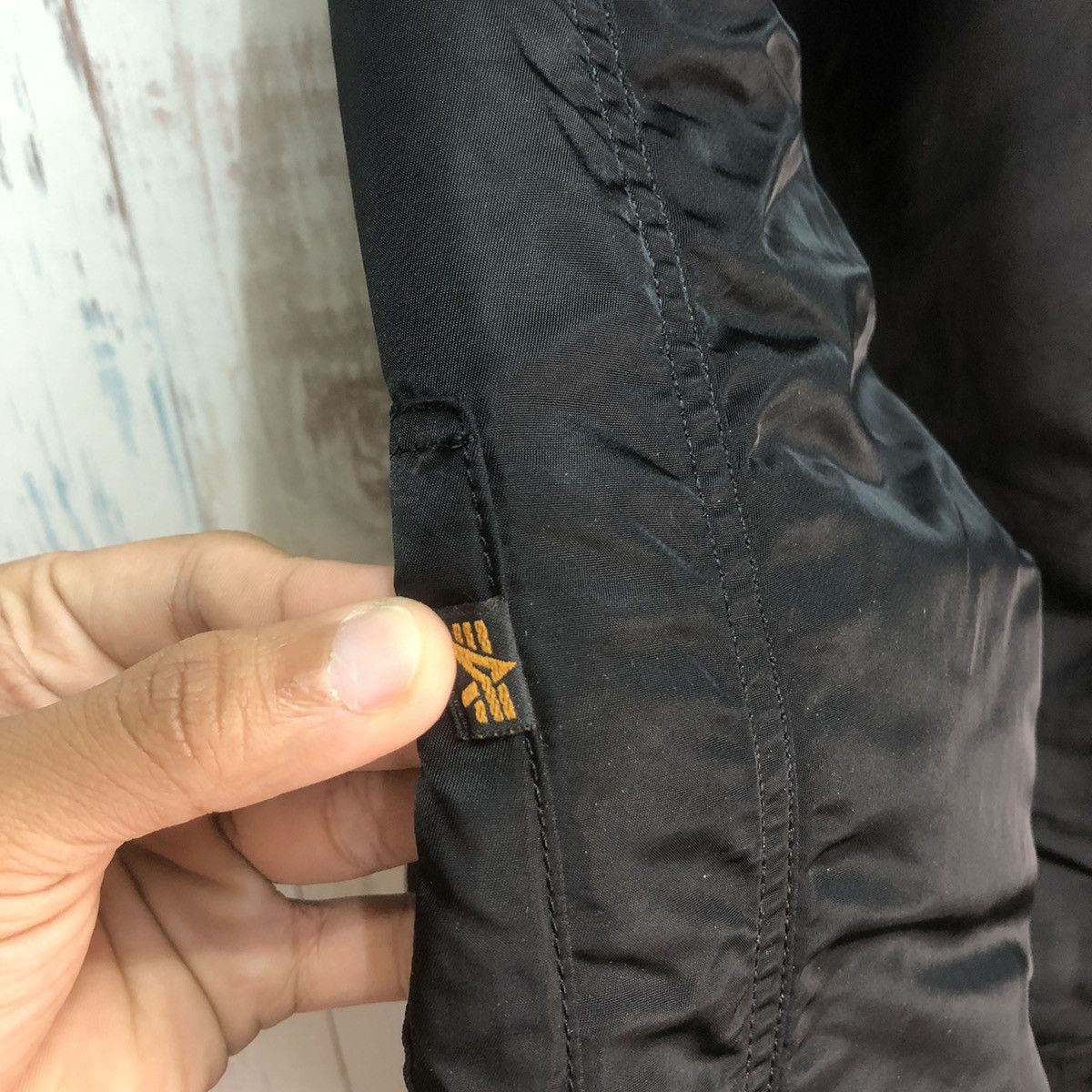 Alpha Industries Vintage Alpha Industries Bomber Jacket Rare Style Size US M / EU 48-50 / 2 - 12 Thumbnail