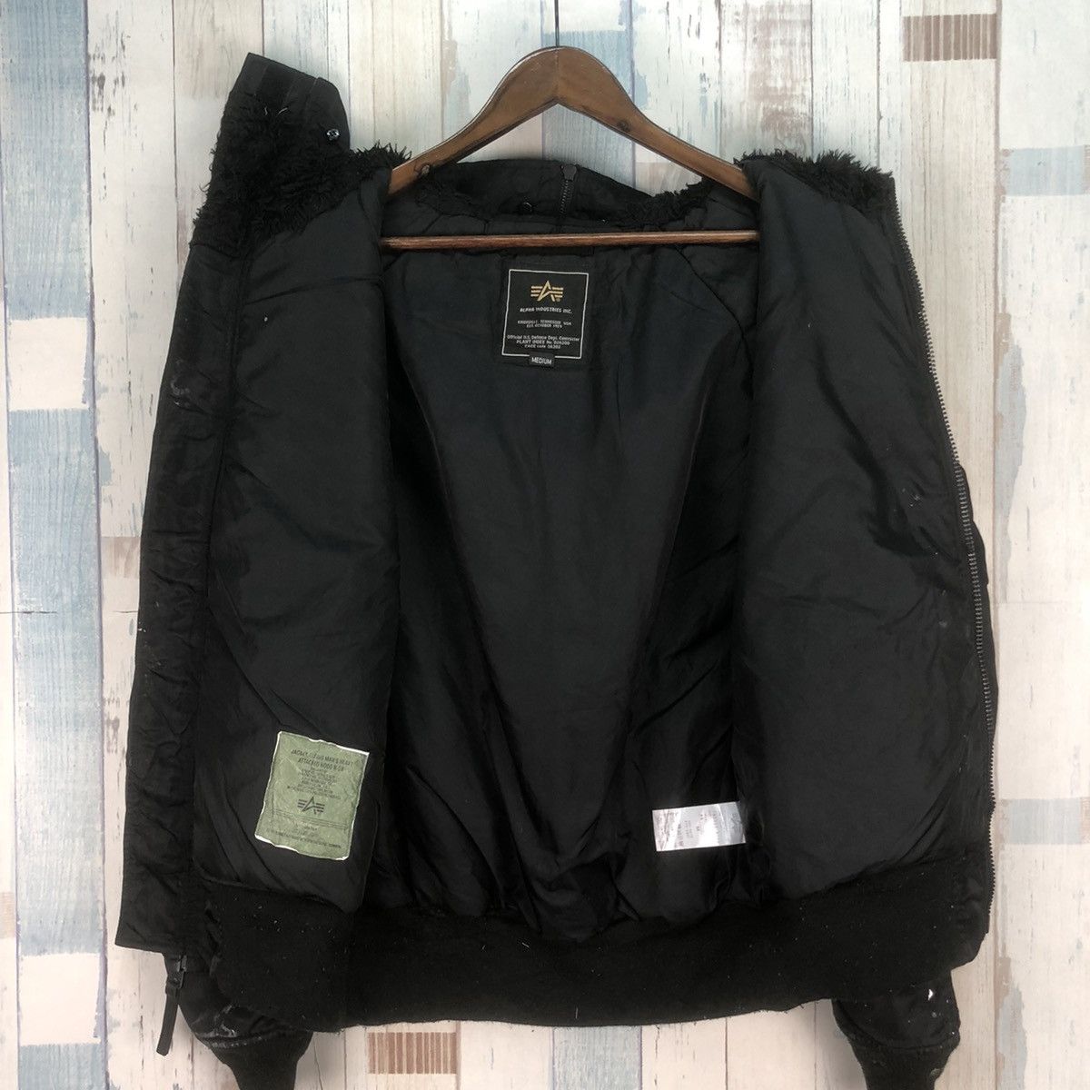 Alpha Industries Vintage Alpha Industries Bomber Jacket Rare Style Size US M / EU 48-50 / 2 - 19 Thumbnail