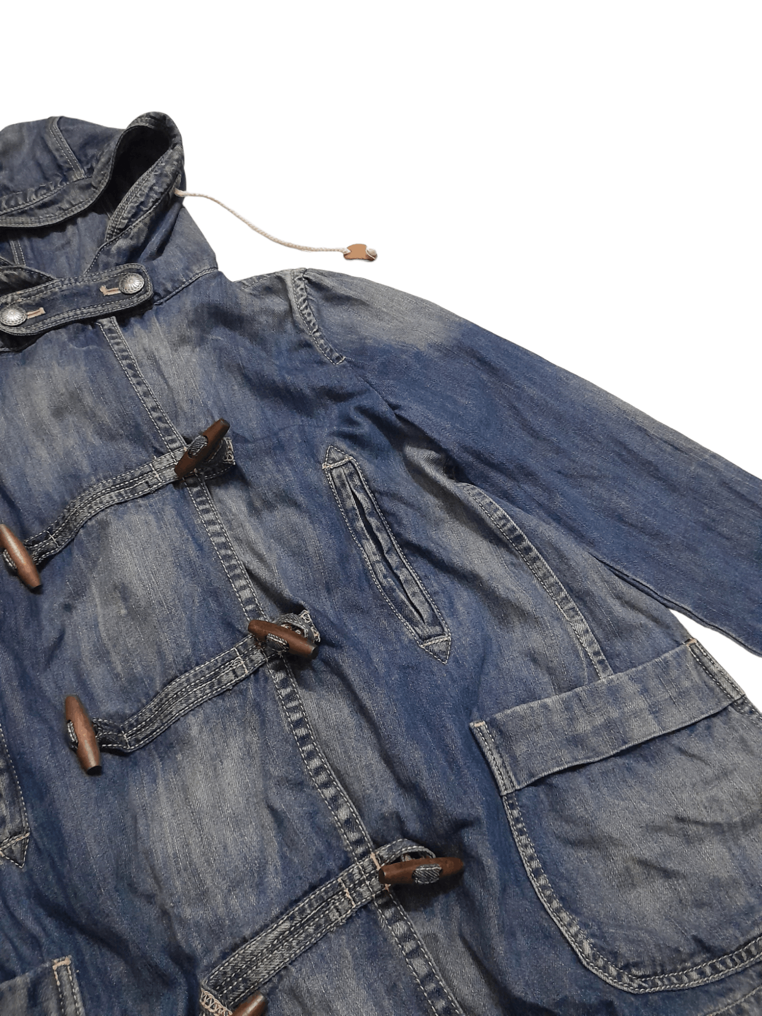 Designer Art of Denim Stadium Jacket (E951) Size US M / EU 48-50 / 2 - 4 Thumbnail