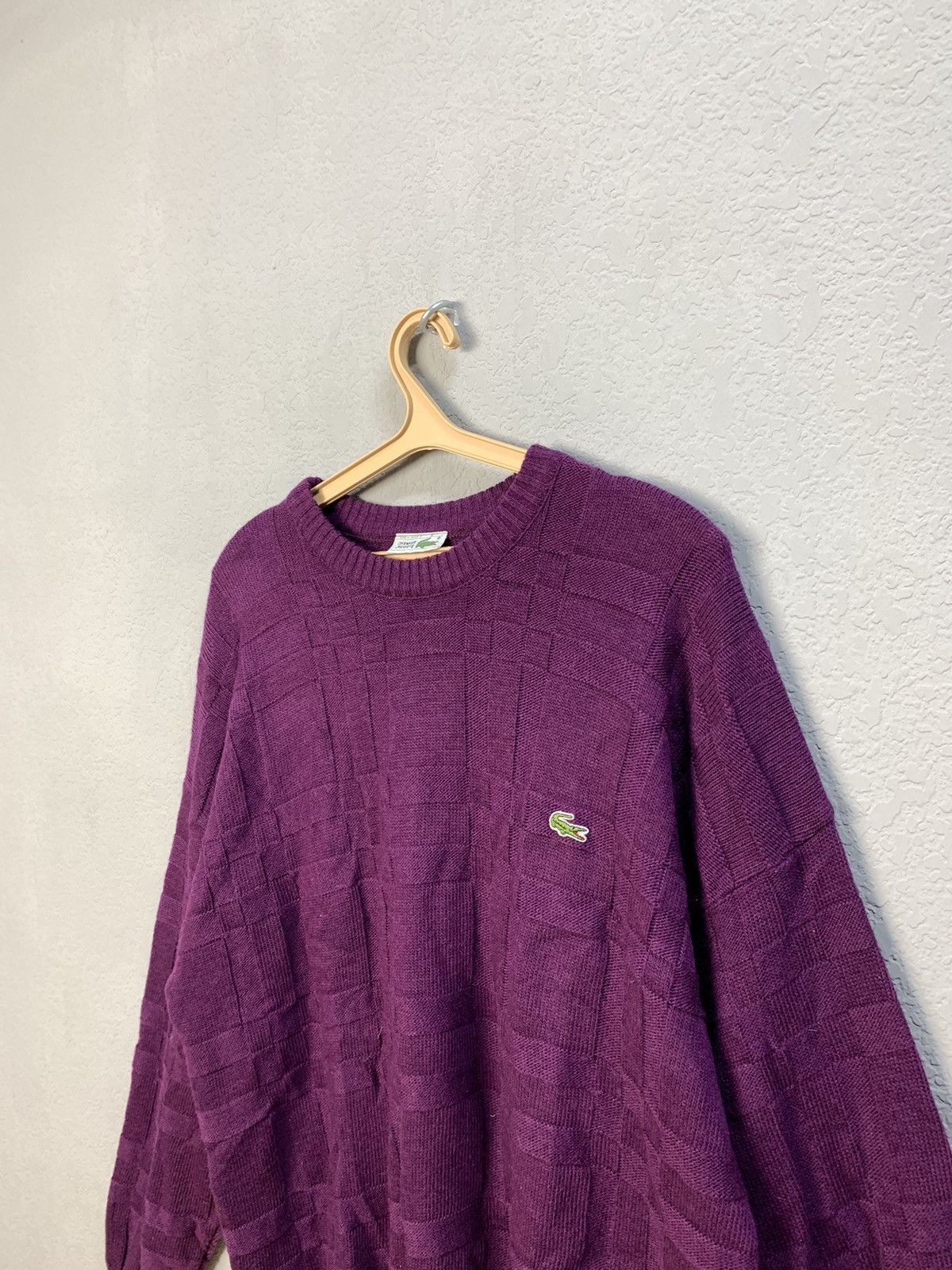 Japanese Brand Vintage Chemise Lacoste Knitwear Wool Sweater Size XL 90s Size US XL / EU 56 / 4 - 2 Thumbnail