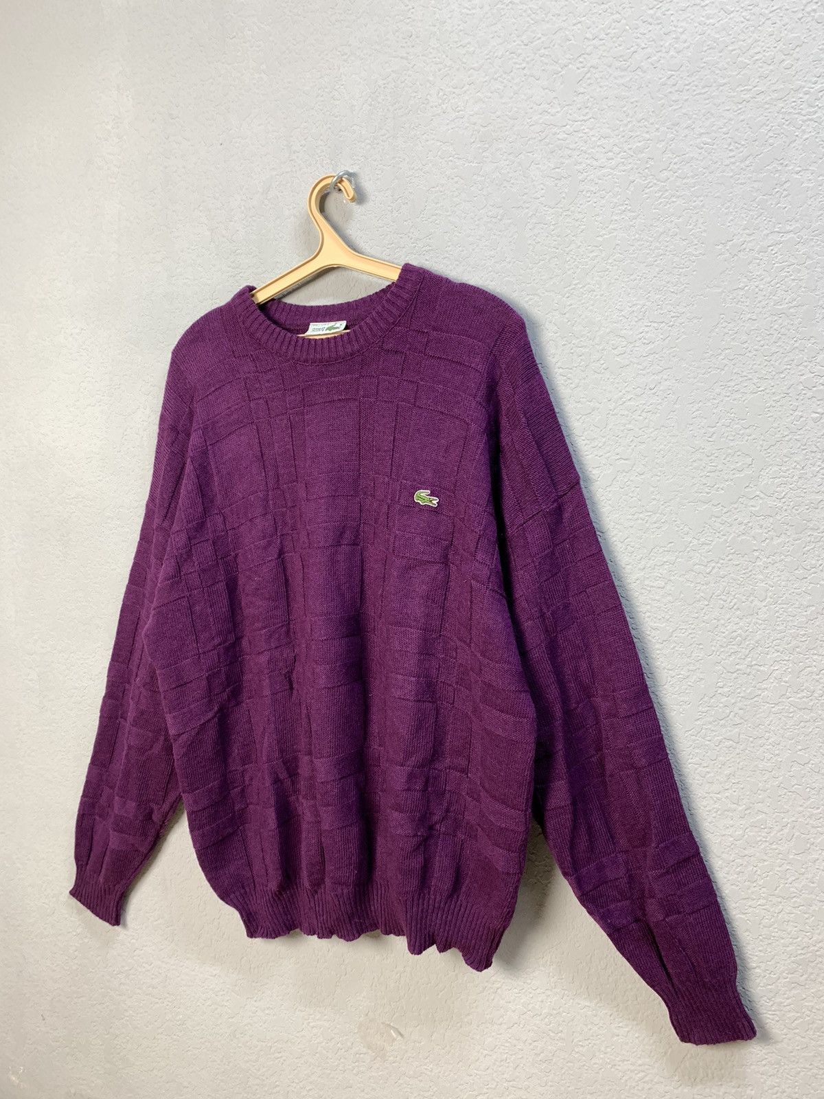 Japanese Brand Vintage Chemise Lacoste Knitwear Wool Sweater Size XL 90s Size US XL / EU 56 / 4 - 3 Thumbnail