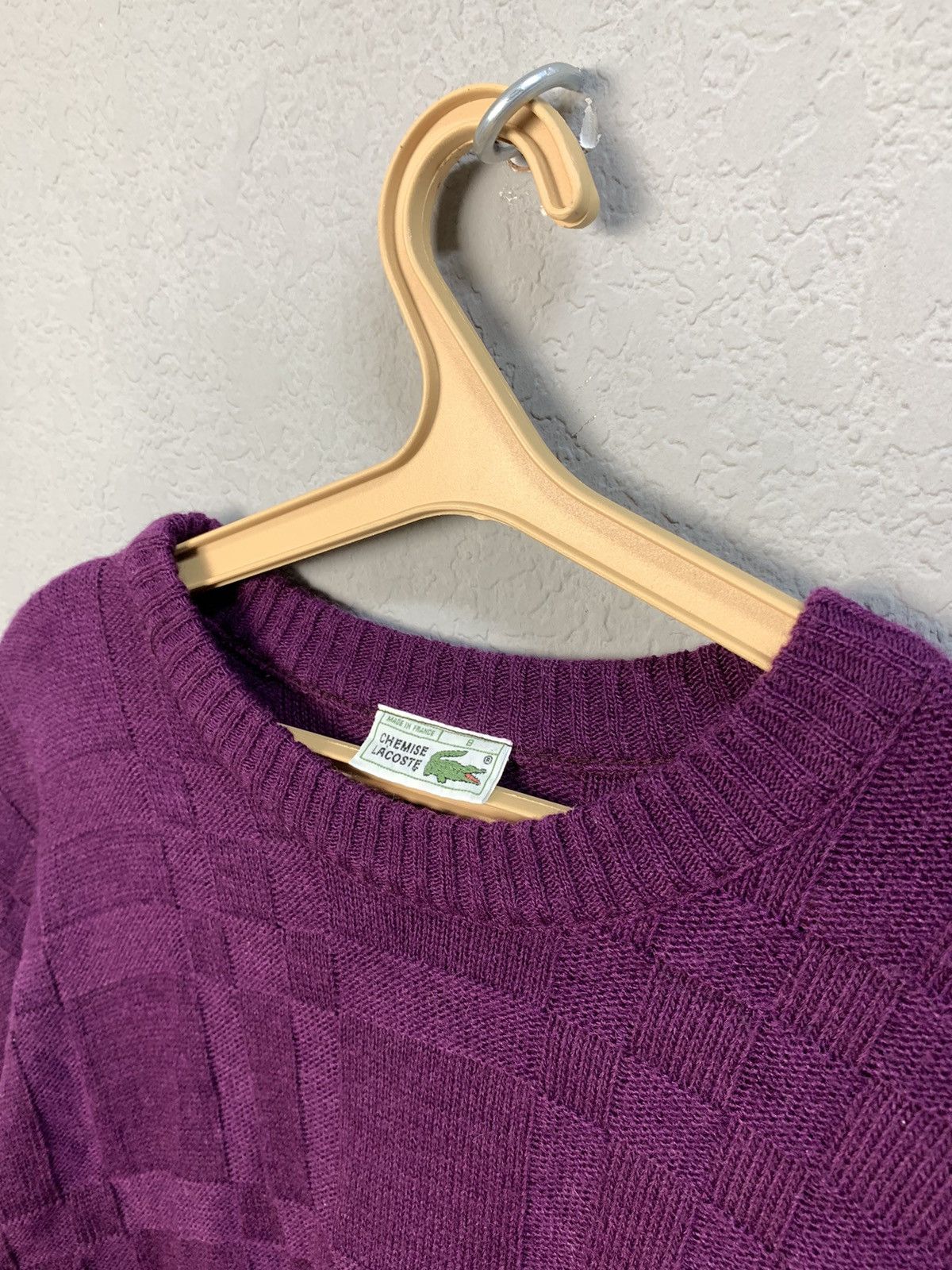 Japanese Brand Vintage Chemise Lacoste Knitwear Wool Sweater Size XL 90s Size US XL / EU 56 / 4 - 6 Thumbnail
