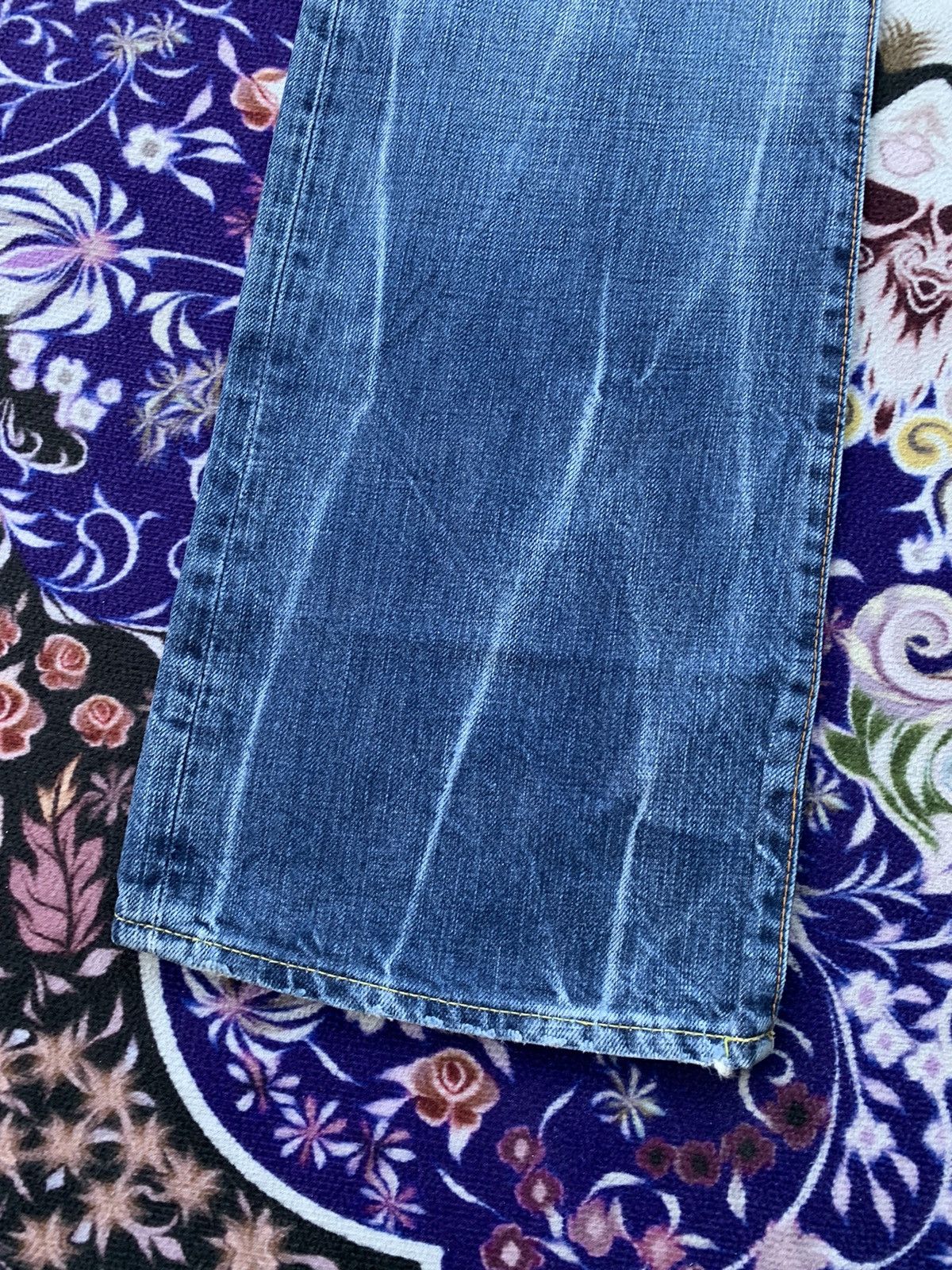 Japanese Brand Japan Rivet & Blue Flare Distressed Denim Size US 33 - 2 Thumbnail