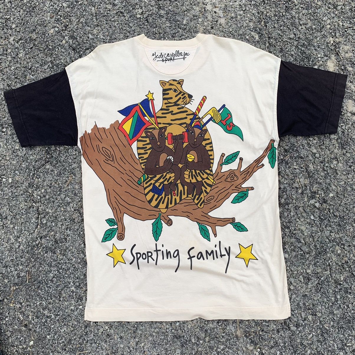 Jean Charles De Castelbajac Jean Charles de Castelbajac sport art image vintage tshirt Size US L / EU 52-54 / 3 - 4 Thumbnail