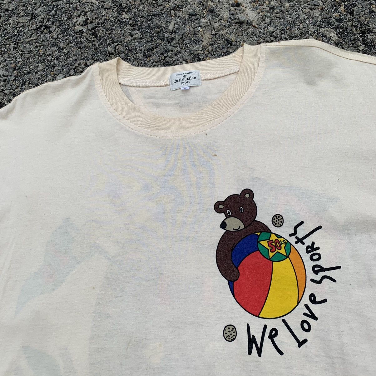 Jean Charles De Castelbajac Jean Charles de Castelbajac sport art image vintage tshirt Size US L / EU 52-54 / 3 - 7 Thumbnail