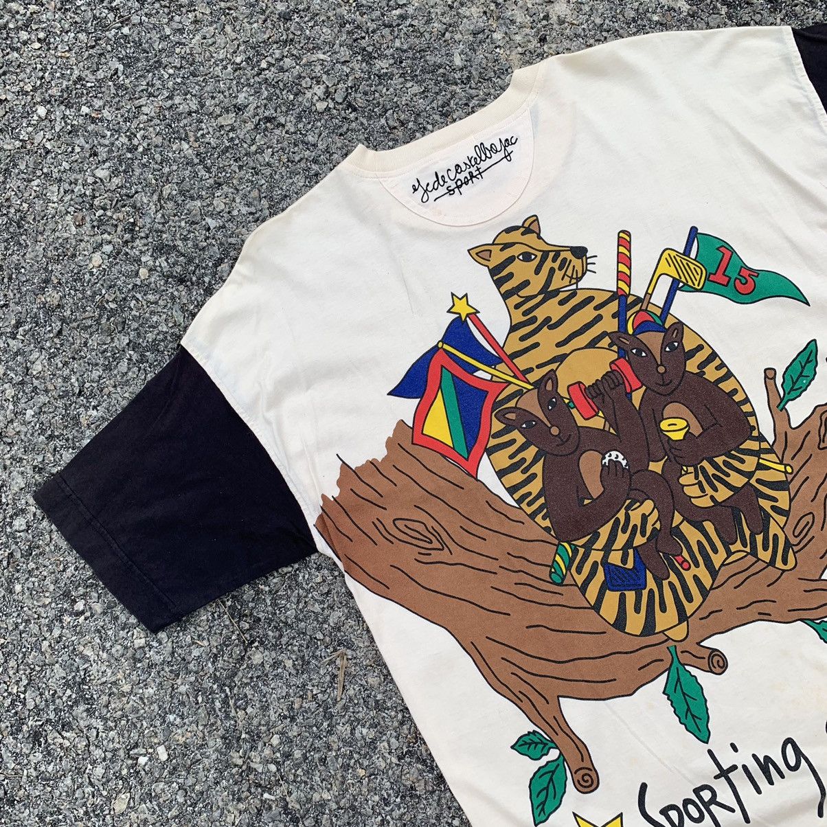 Jean Charles De Castelbajac Jean Charles de Castelbajac sport art image vintage tshirt Size US L / EU 52-54 / 3 - 5 Thumbnail