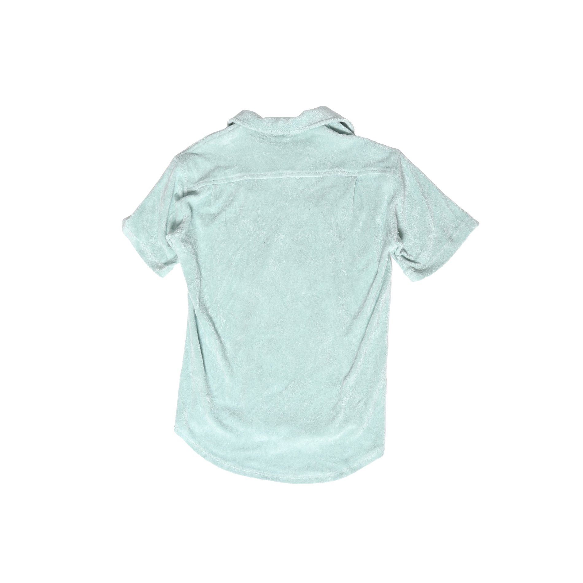 The Elder Statesman Turqoise Towelling Shortsleeve Shirt Size US S / EU 44-46 / 1 - 2 Thumbnail
