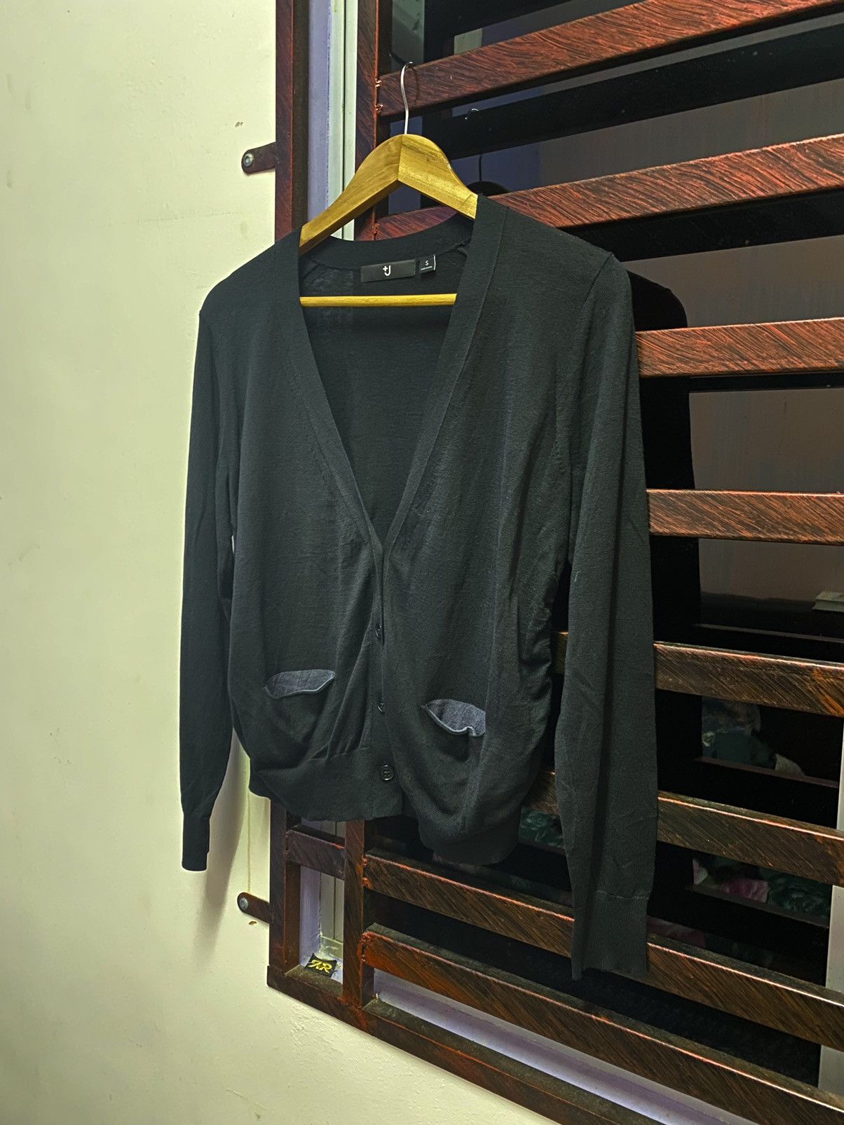Jil Sander × Uniqlo UNIQLO X JIL SANDER J+ BLACK CARDIGAN Size S / US 4 / IT 40 - 1 Thumbnail