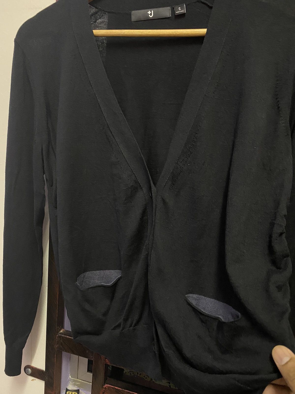 Jil Sander × Uniqlo UNIQLO X JIL SANDER J+ BLACK CARDIGAN Size S / US 4 / IT 40 - 3 Thumbnail