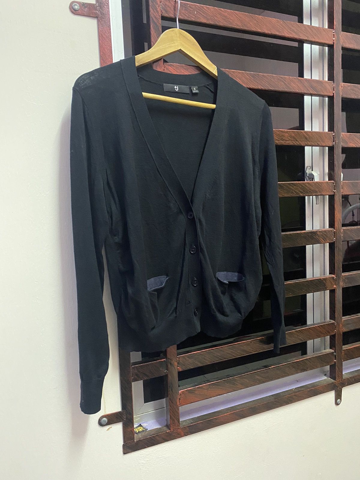 Jil Sander × Uniqlo UNIQLO X JIL SANDER J+ BLACK CARDIGAN Size S / US 4 / IT 40 - 5 Thumbnail