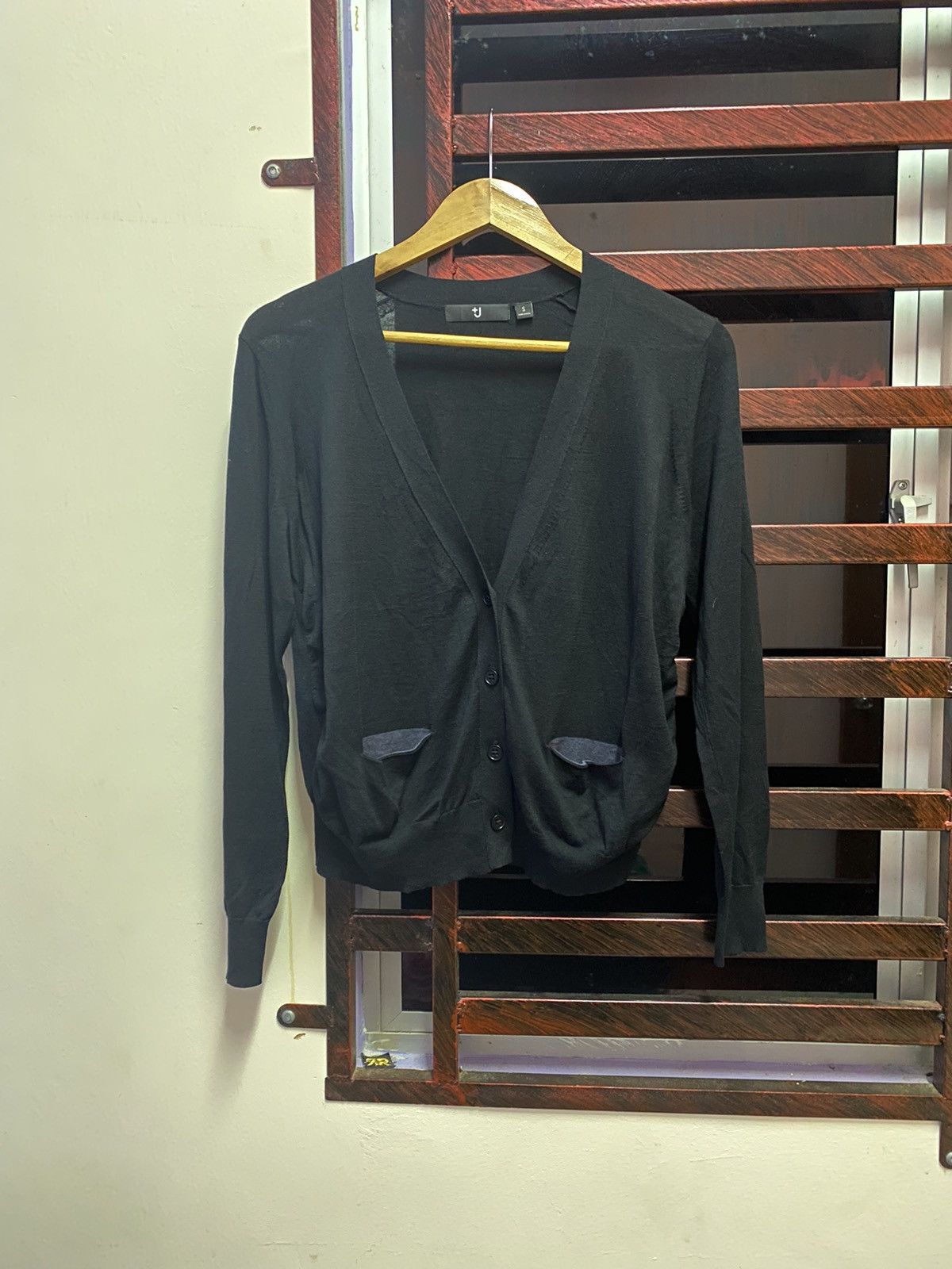 Jil Sander × Uniqlo UNIQLO X JIL SANDER J+ BLACK CARDIGAN Size S / US 4 / IT 40 - 4 Thumbnail