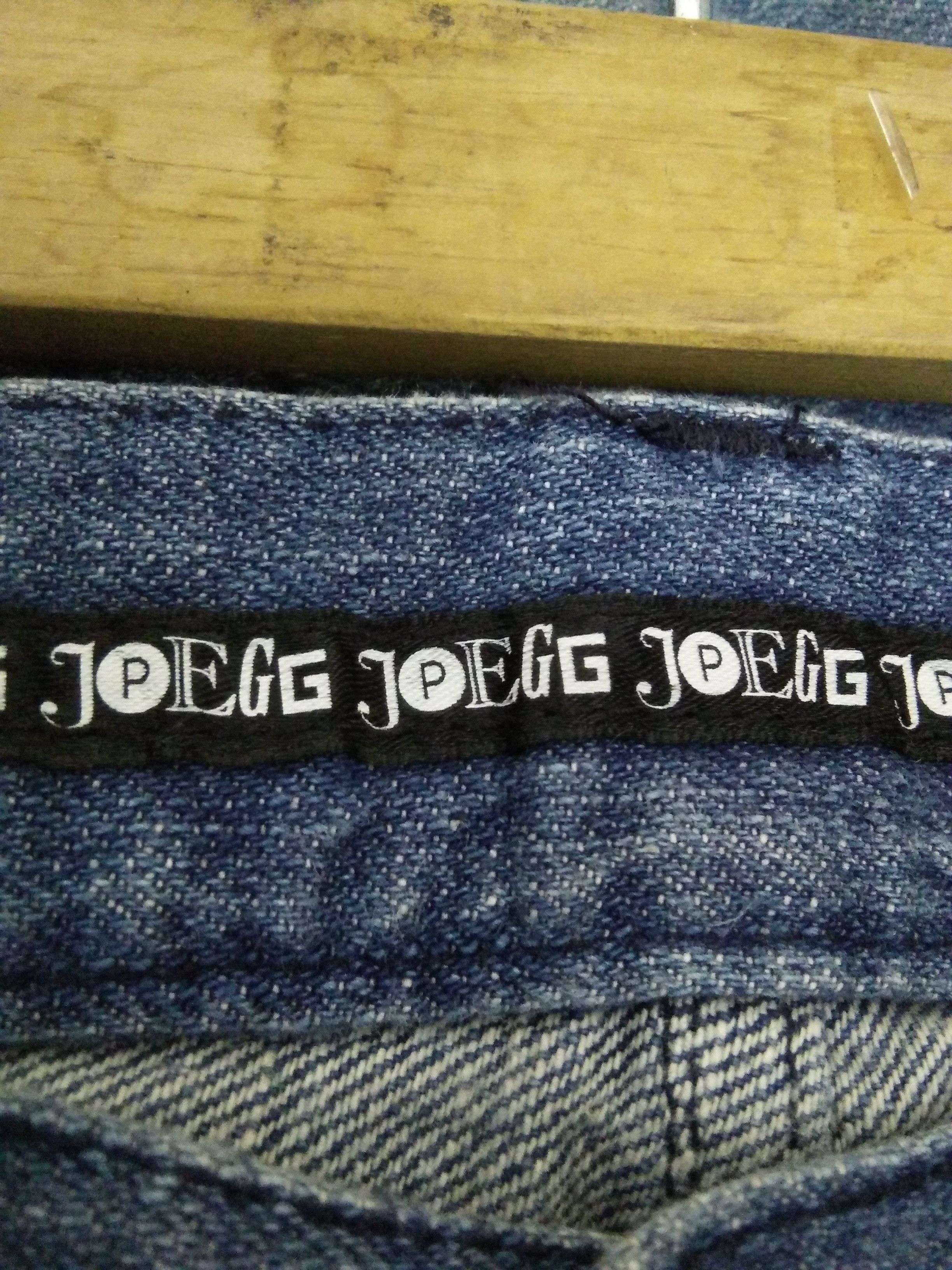 Japanese Brand JPEGG BIKERS JEANS DISTRESSED DENIM JAPAN WAIST 32 (A767) Size US 32 / EU 48 - 10 Thumbnail