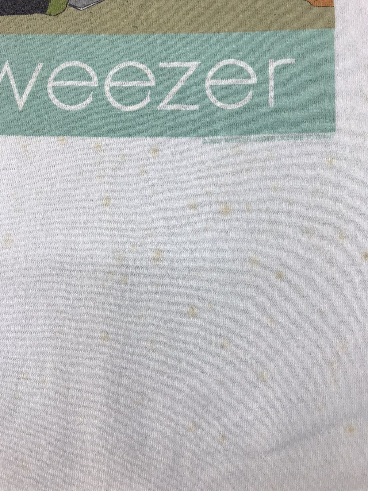 Band Tees × Vintage Weezer Superhero Japan World Tour 2001 Tee Big Box Printed Size US M / EU 48-50 / 2 - 12 Thumbnail